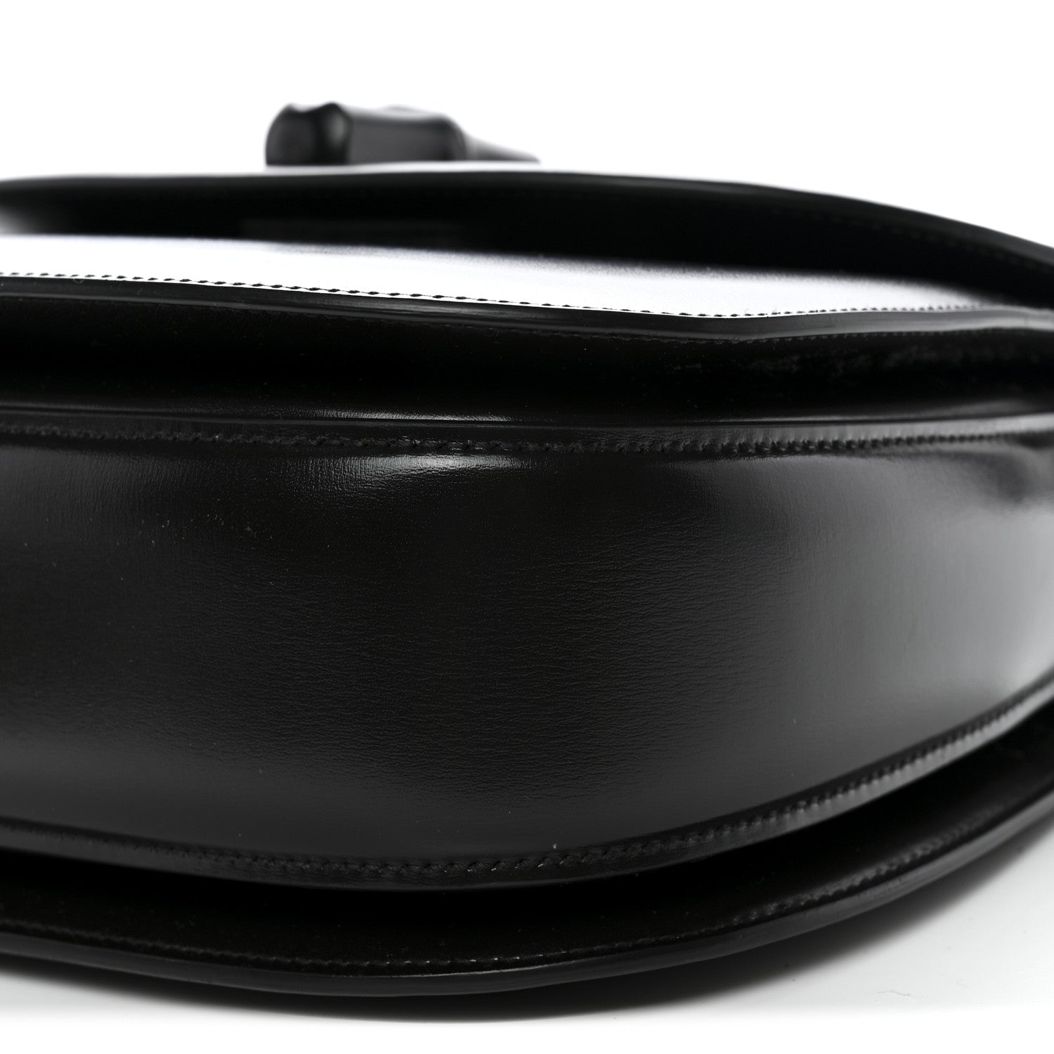 Boarded Dyana Lux Calfskin Web Monochrome Medium Bamboo 1947 Top Handle Bag Black