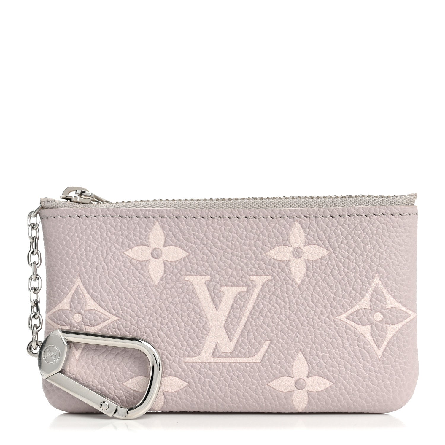 Empreinte Monogram Giant Key Pouch Brume Gray White Quartz