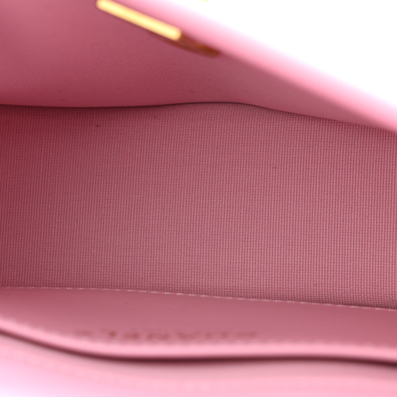 Calfskin Quilted Small Messenger Flap Light Pink