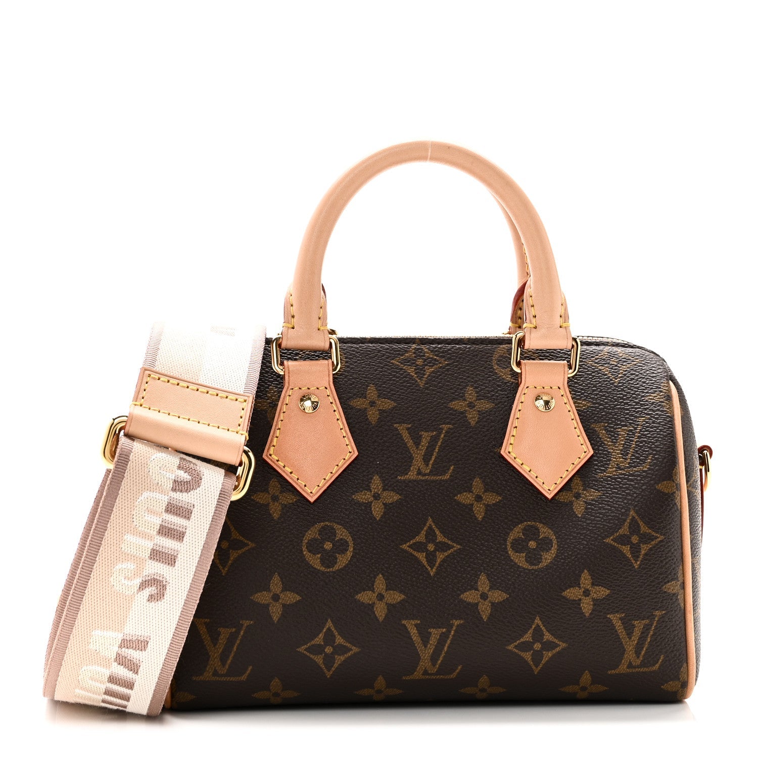 Monogram Speedy Bandouliere 20 Beige