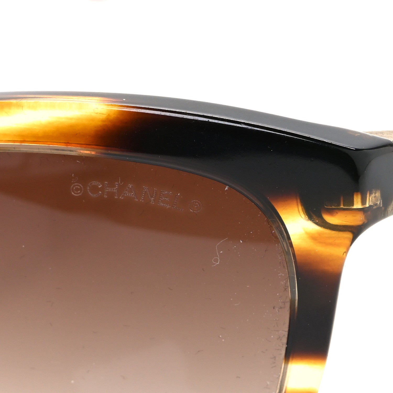 Crystal Baguette Cat Eye Bijou Sunglasses 5307-B Tortoise