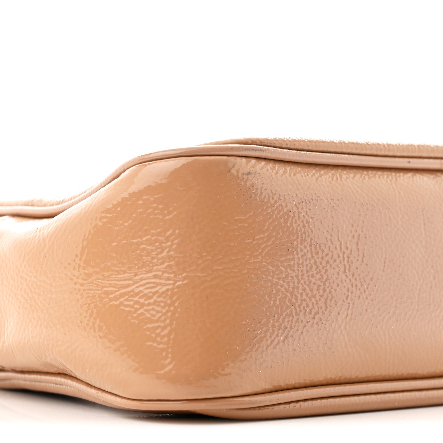 Vernice Naplack Small Soho Disco Bag Dark Cipria