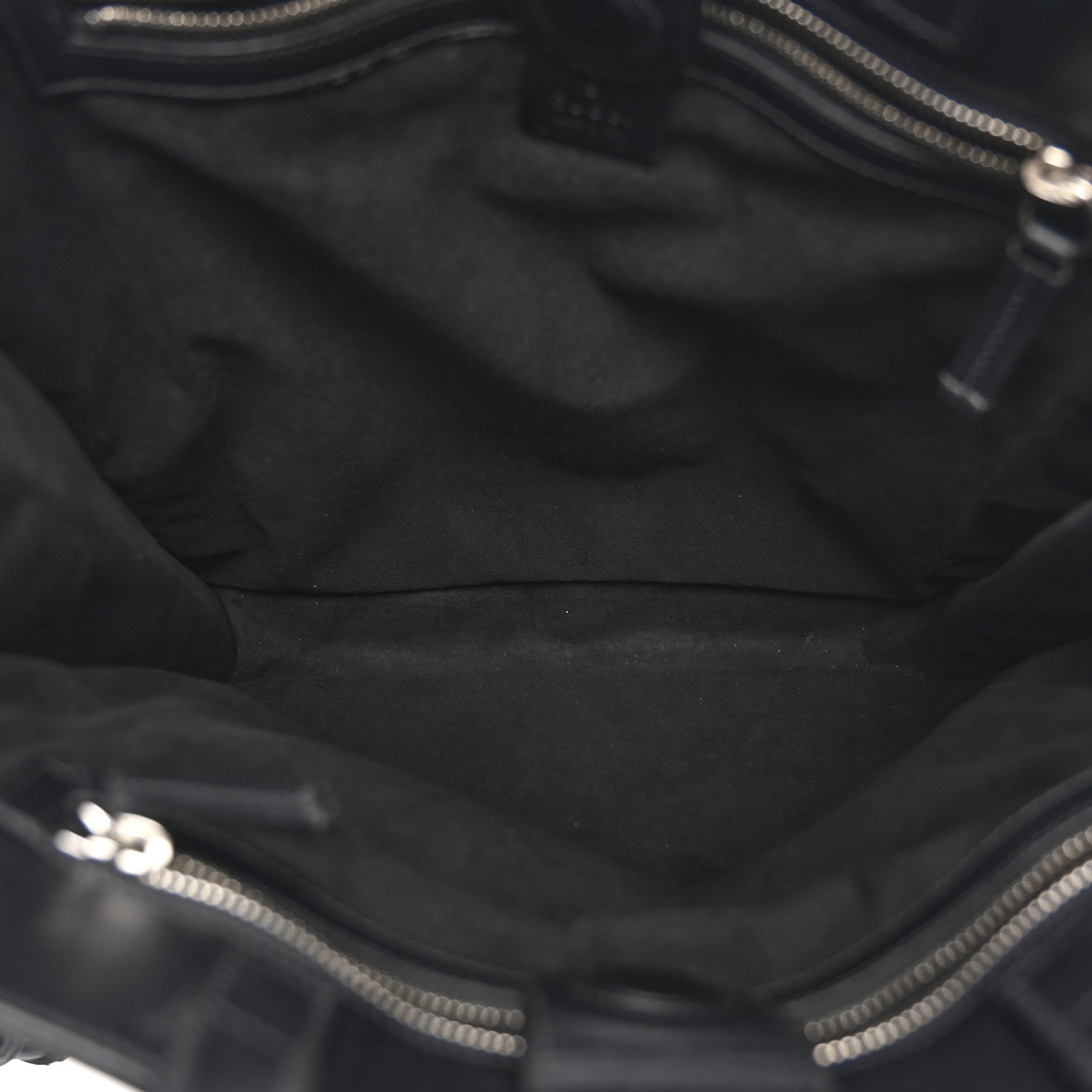 GG Supreme Monogram Caleido Web Vertical Tote Black