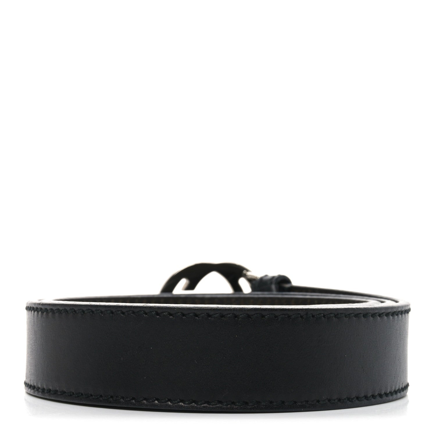 Calfskin Interlocking G Belt 85 34 Black