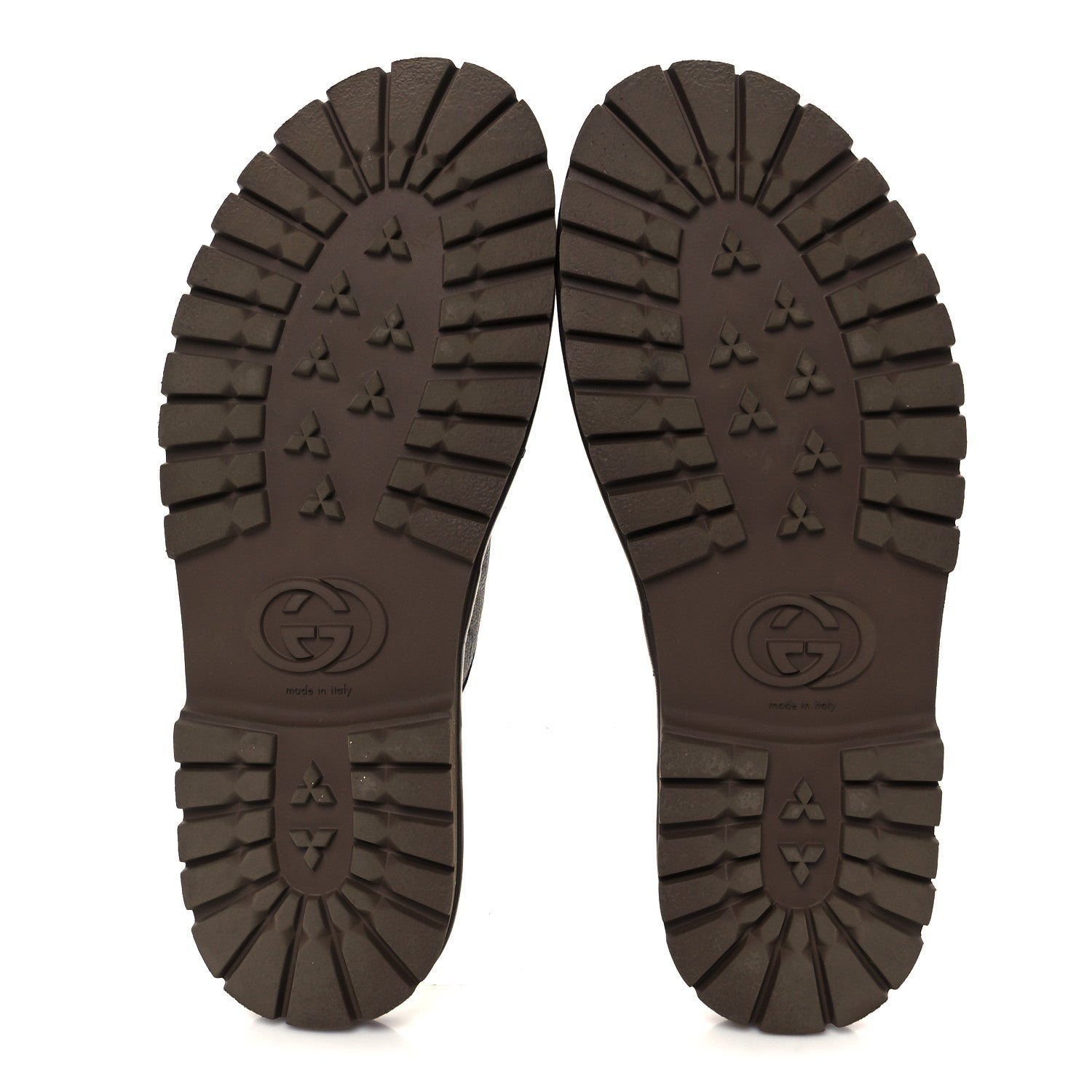 GG Supreme Monogram Miro Soft Calfskin Men's Horsebit Slippers 10 Beige Ebony New Acero