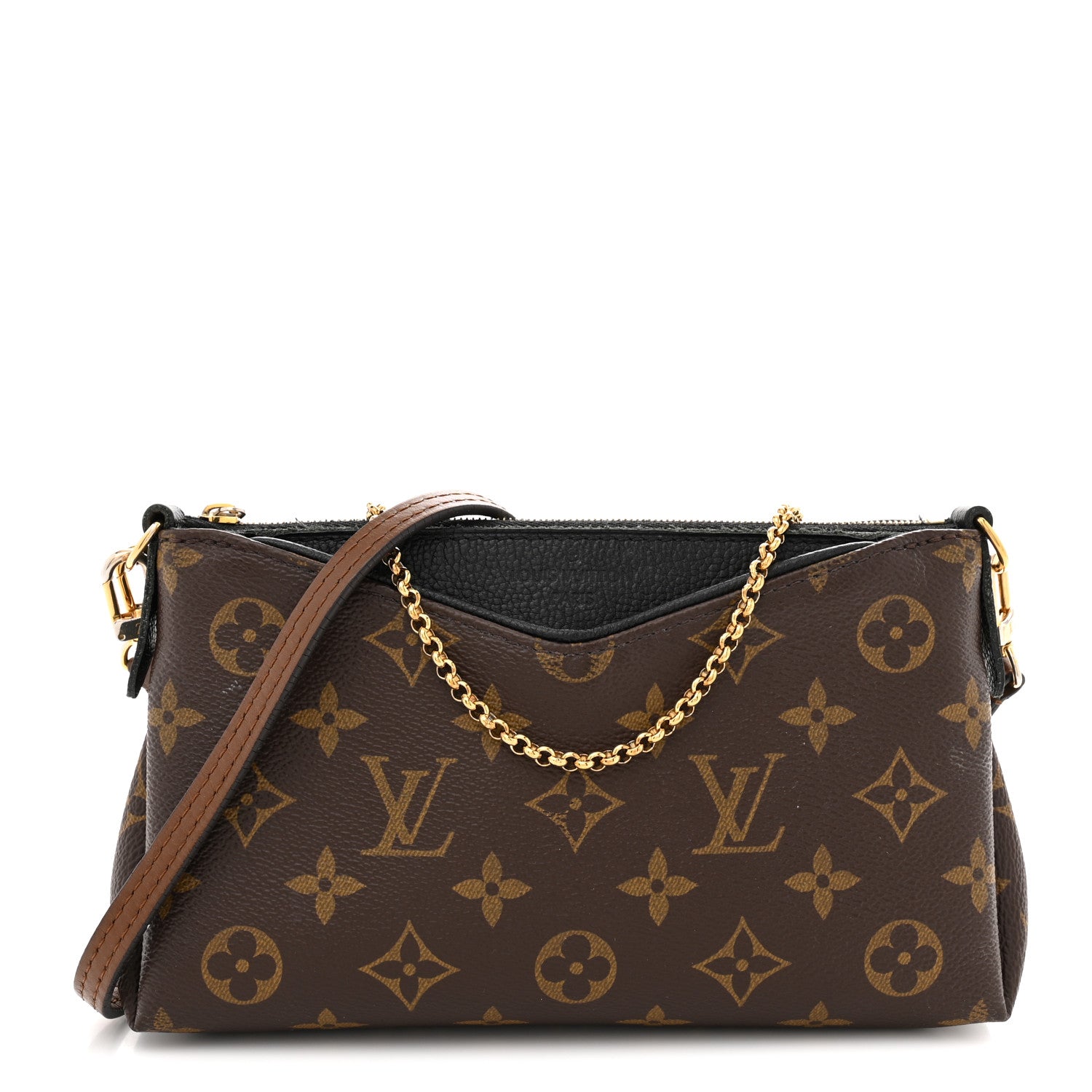 Monogram Pallas Clutch Black