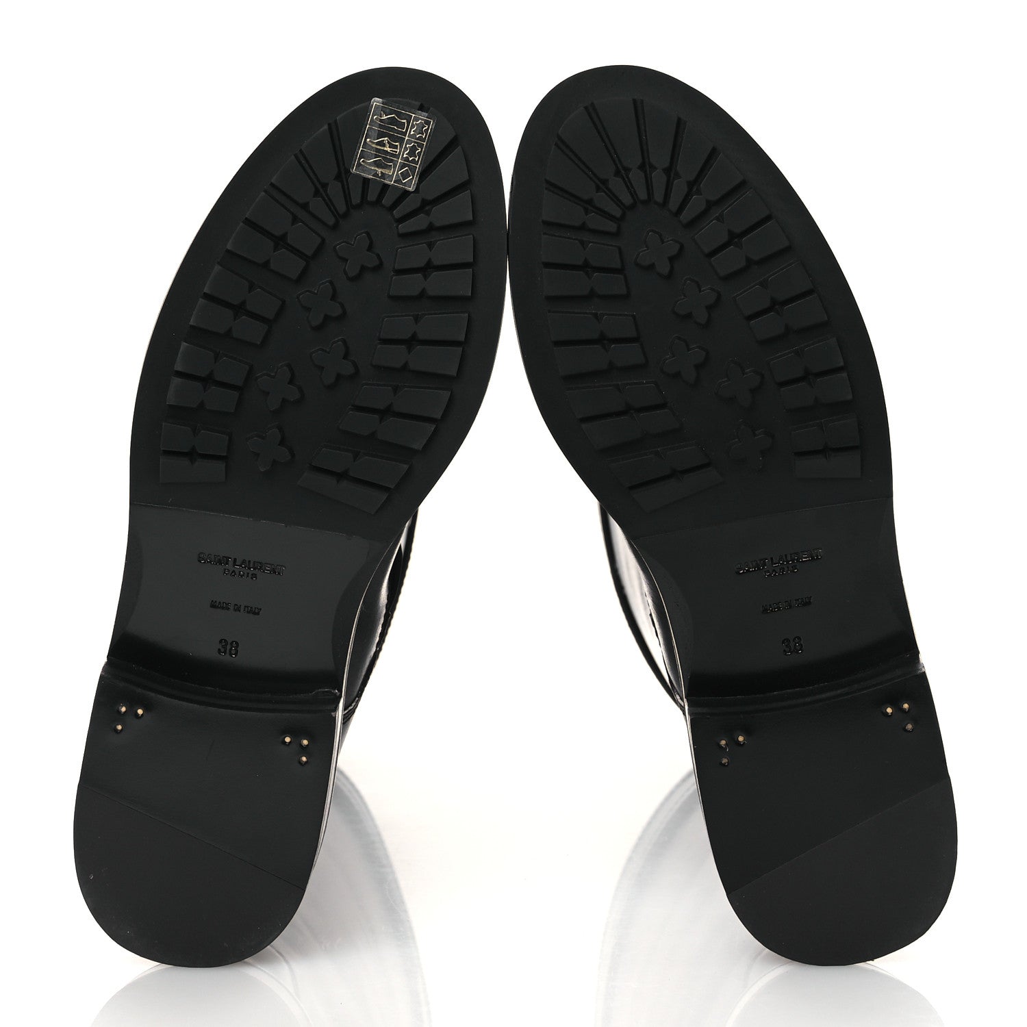 Smooth Calfskin River Boots 38 Black