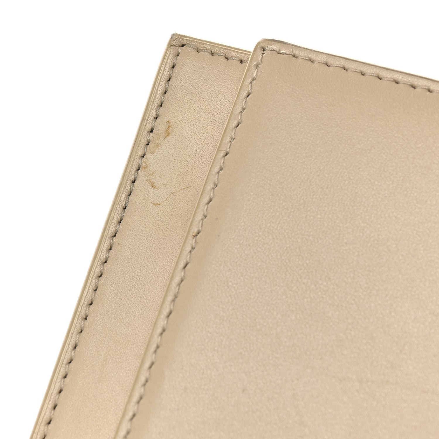 Smooth Calfskin Classic Monogram Kate Tassel Chain Wallet Nude Powder