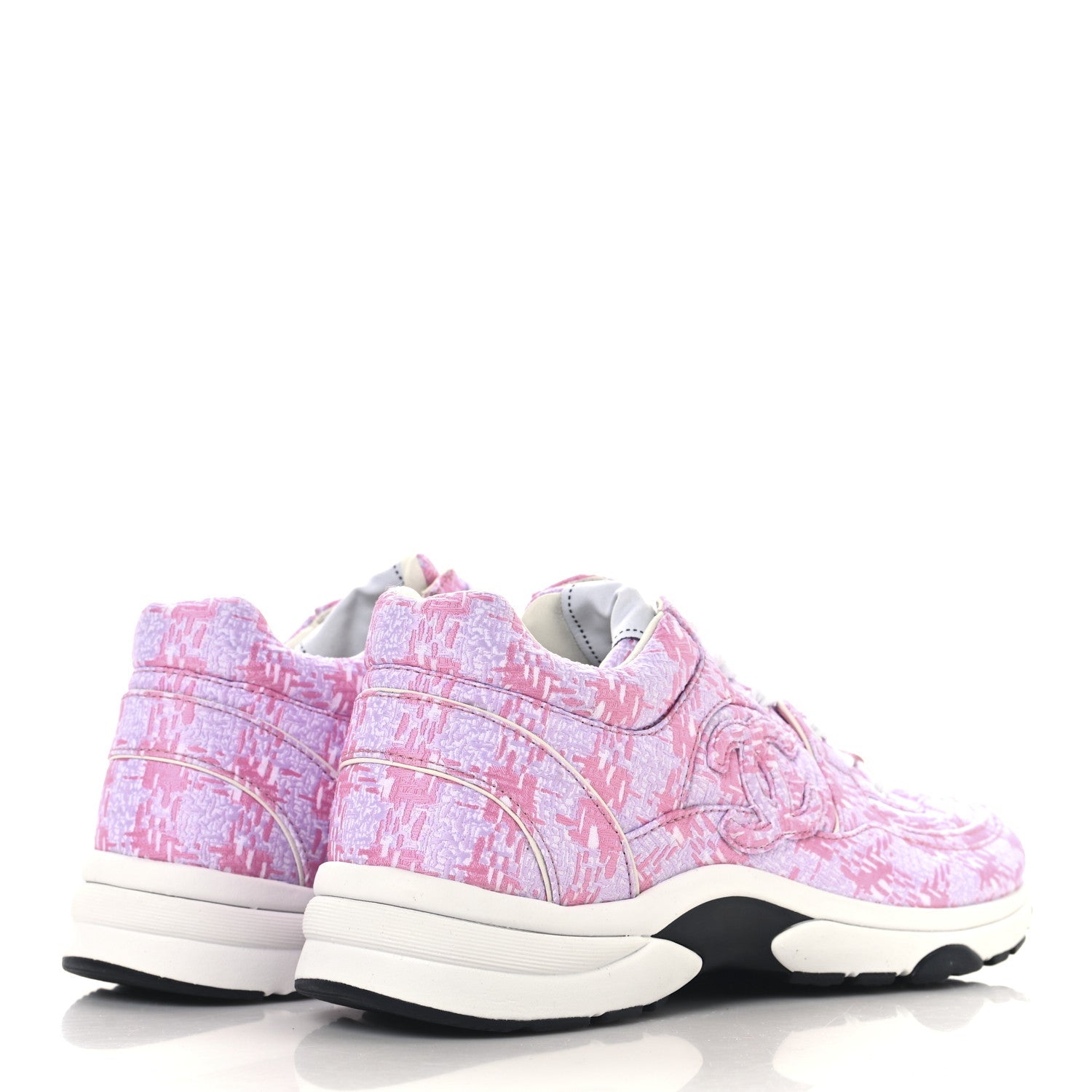 Tweed CC Sneakers 39 Pink
