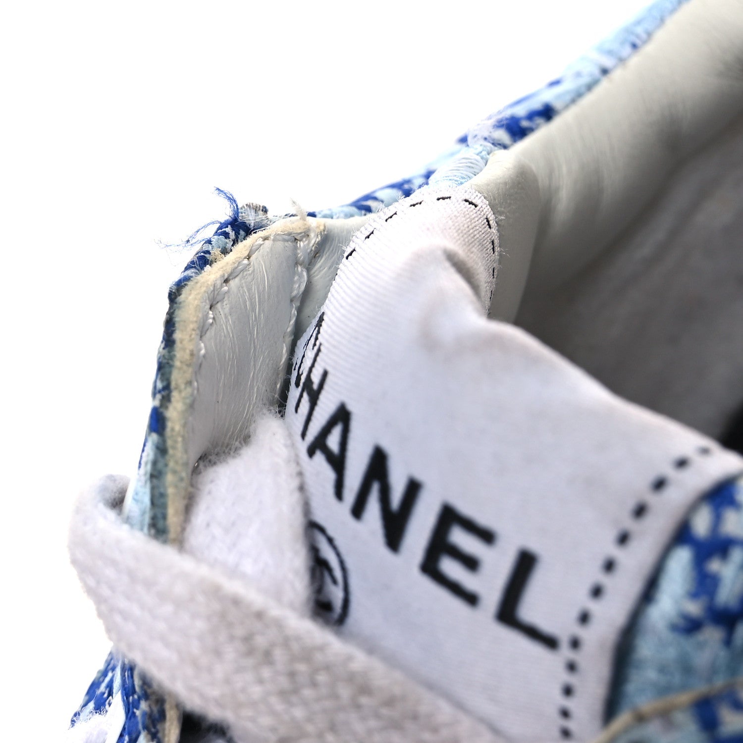 Tweed CC Sneakers 36.5 Blue White