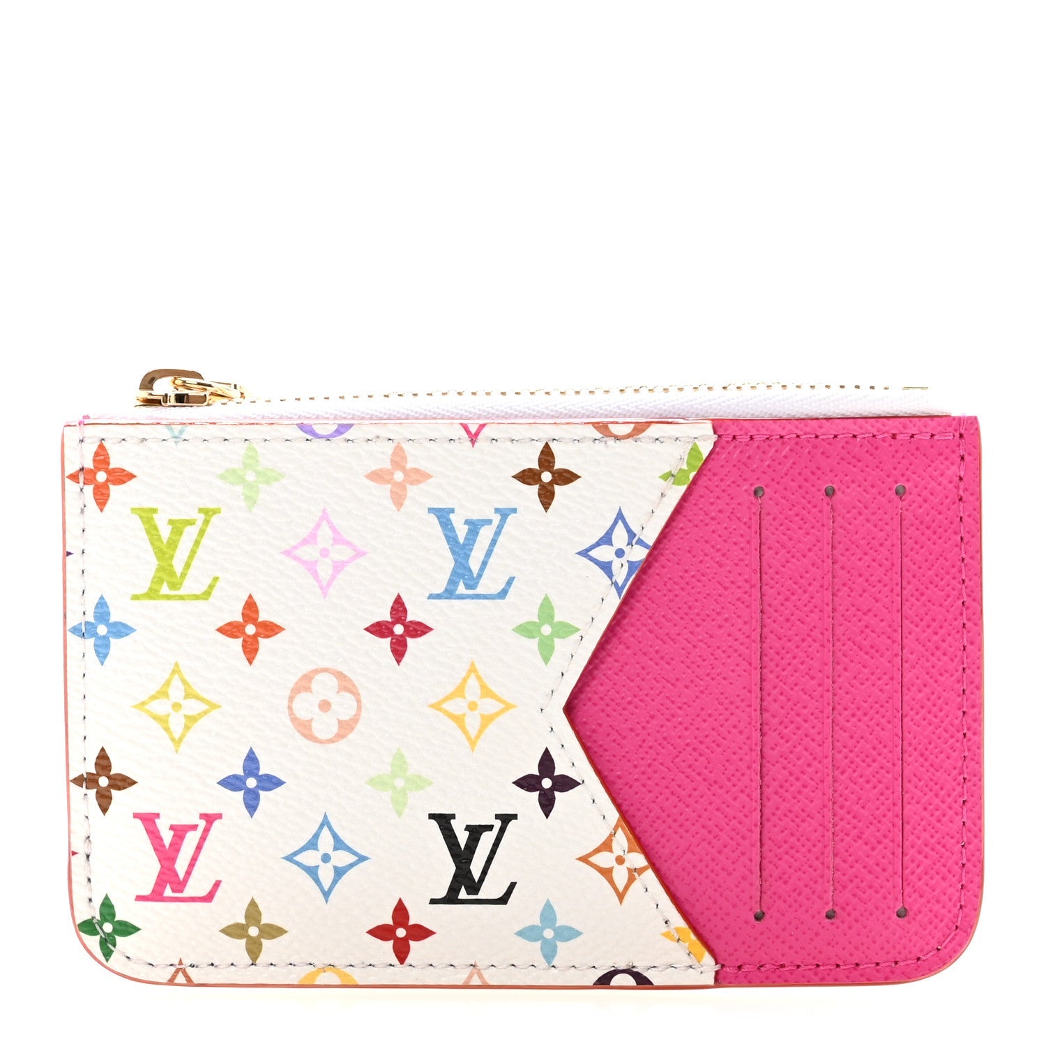 LV X TM Monogram Romy Card Holder Kawaii Pink