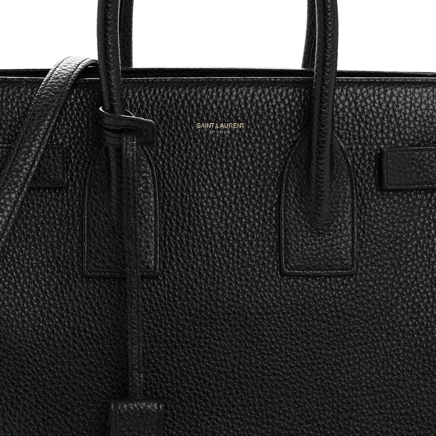 Calfskin Small Sac De Jour Black