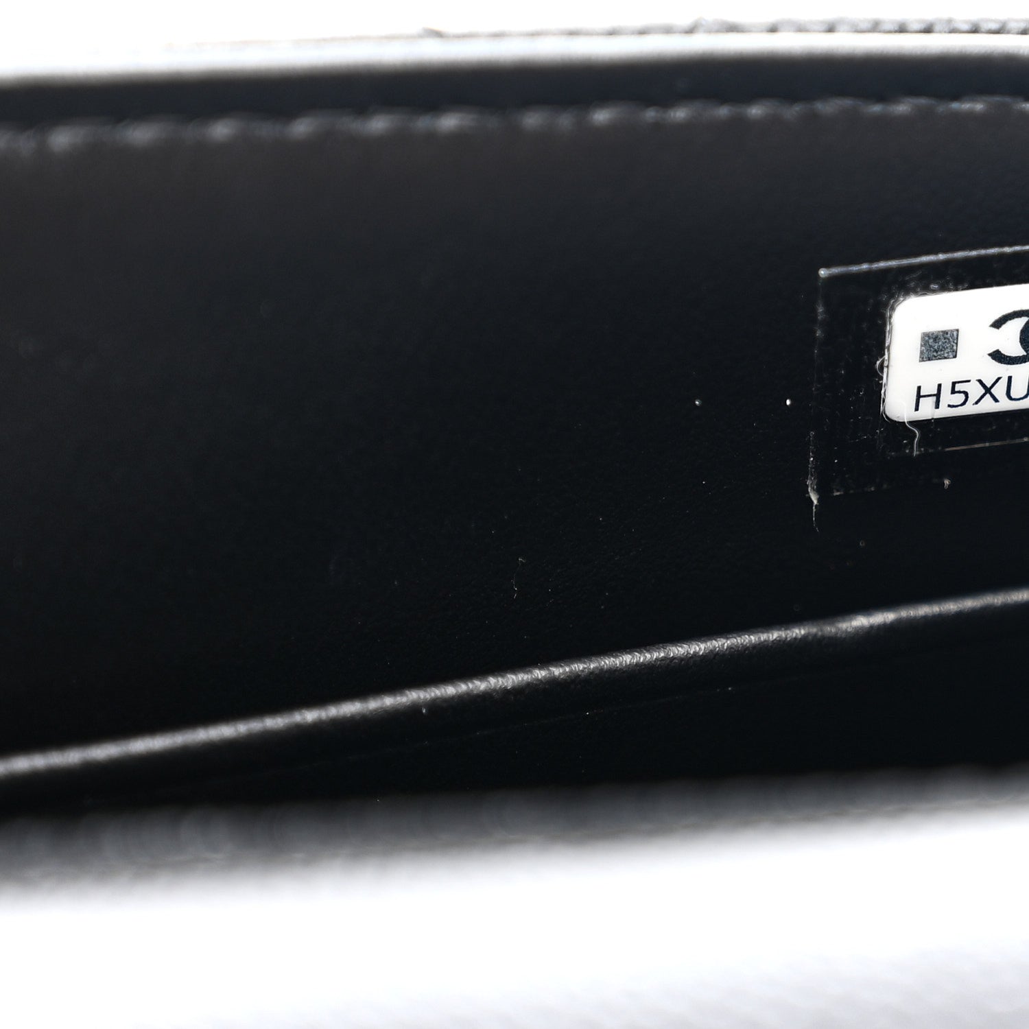 Caviar Quilted Coco Handle Clutch With Chain Black