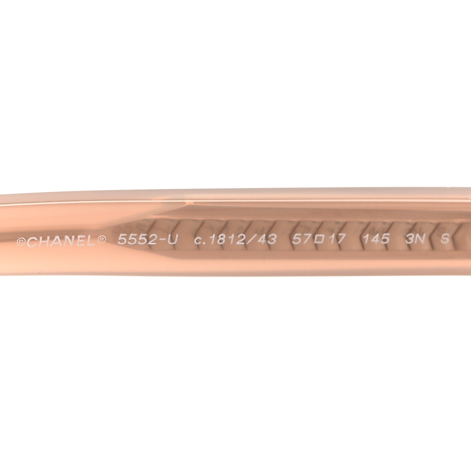 Acetate Pilot Sunglasses 5552-U Pale Pink