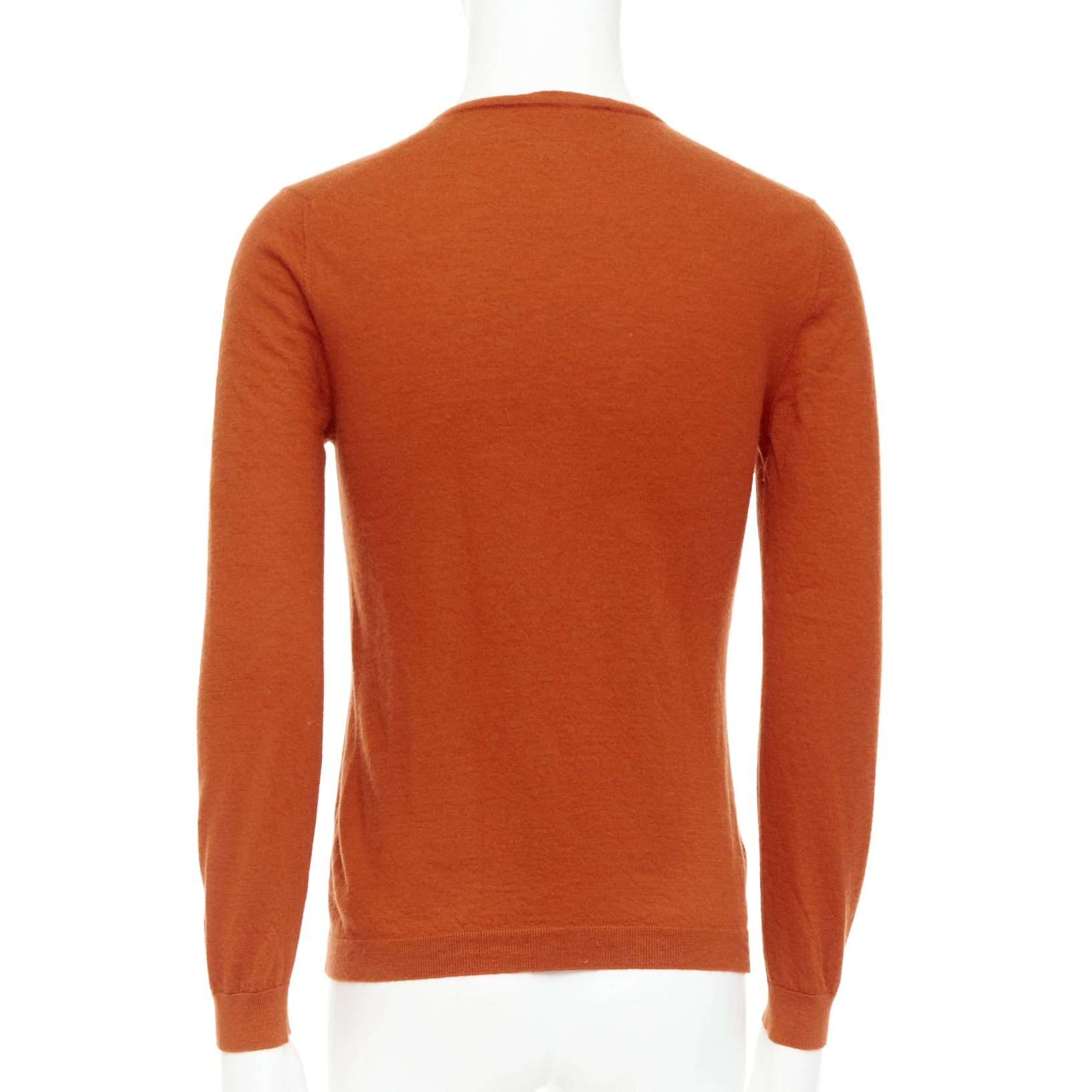 Men's Gucci cashmere V-neck GG logo embroidery sweater