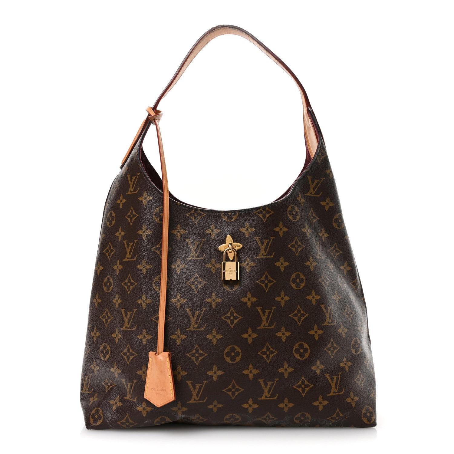 Monogram Flower Hobo Bordeaux