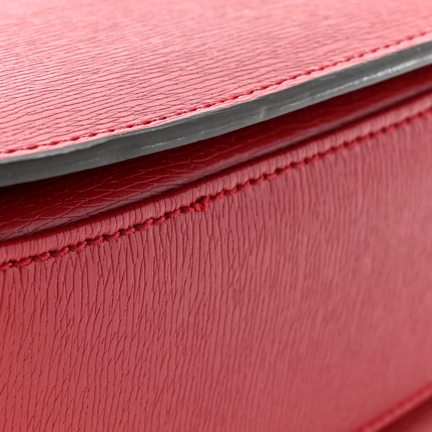 Shangai Calfskin Small Classic Bamboo Top Handle Bag Romantic Cerise