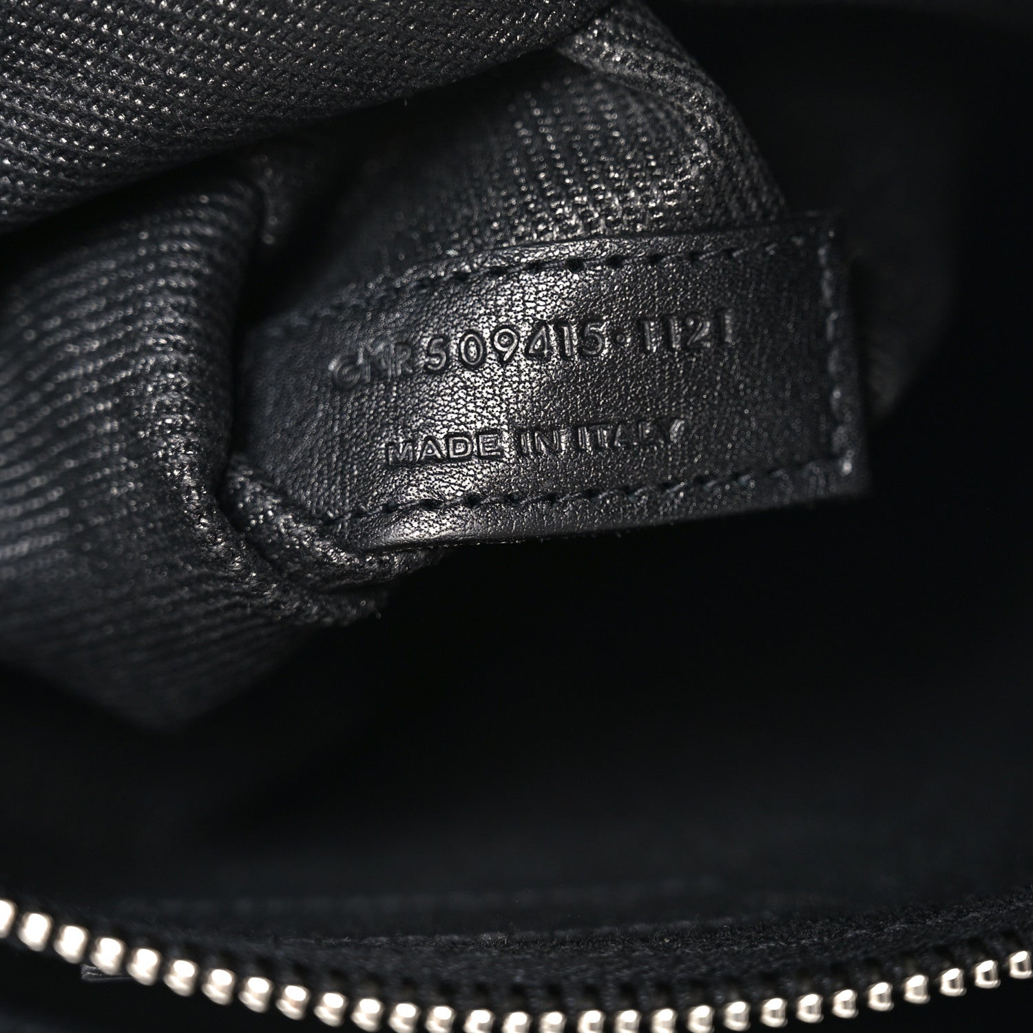Linen Calfskin Rive Gauche Tote Black