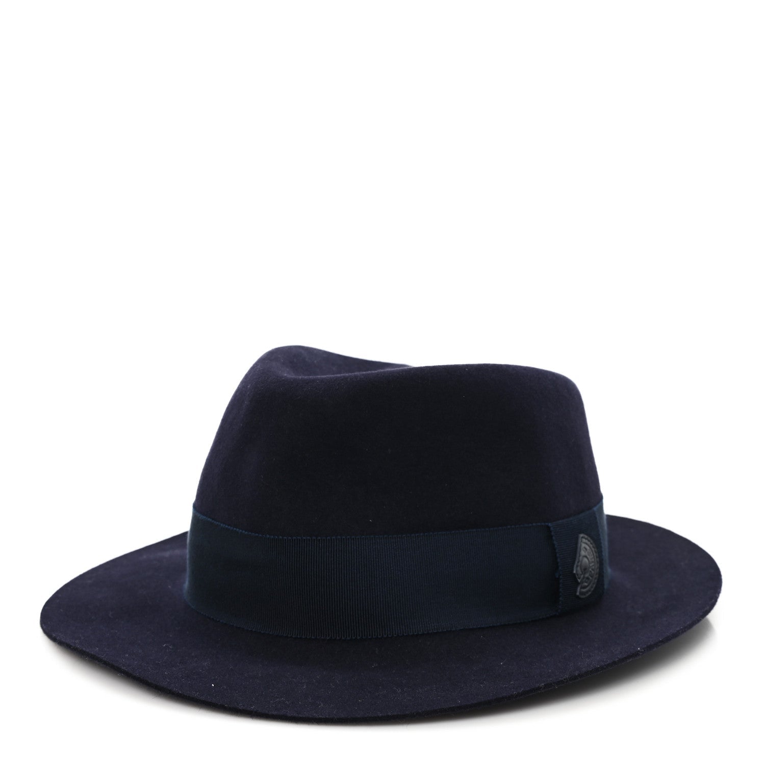 Felt Calfskin Balthazar Hat 59 Marine