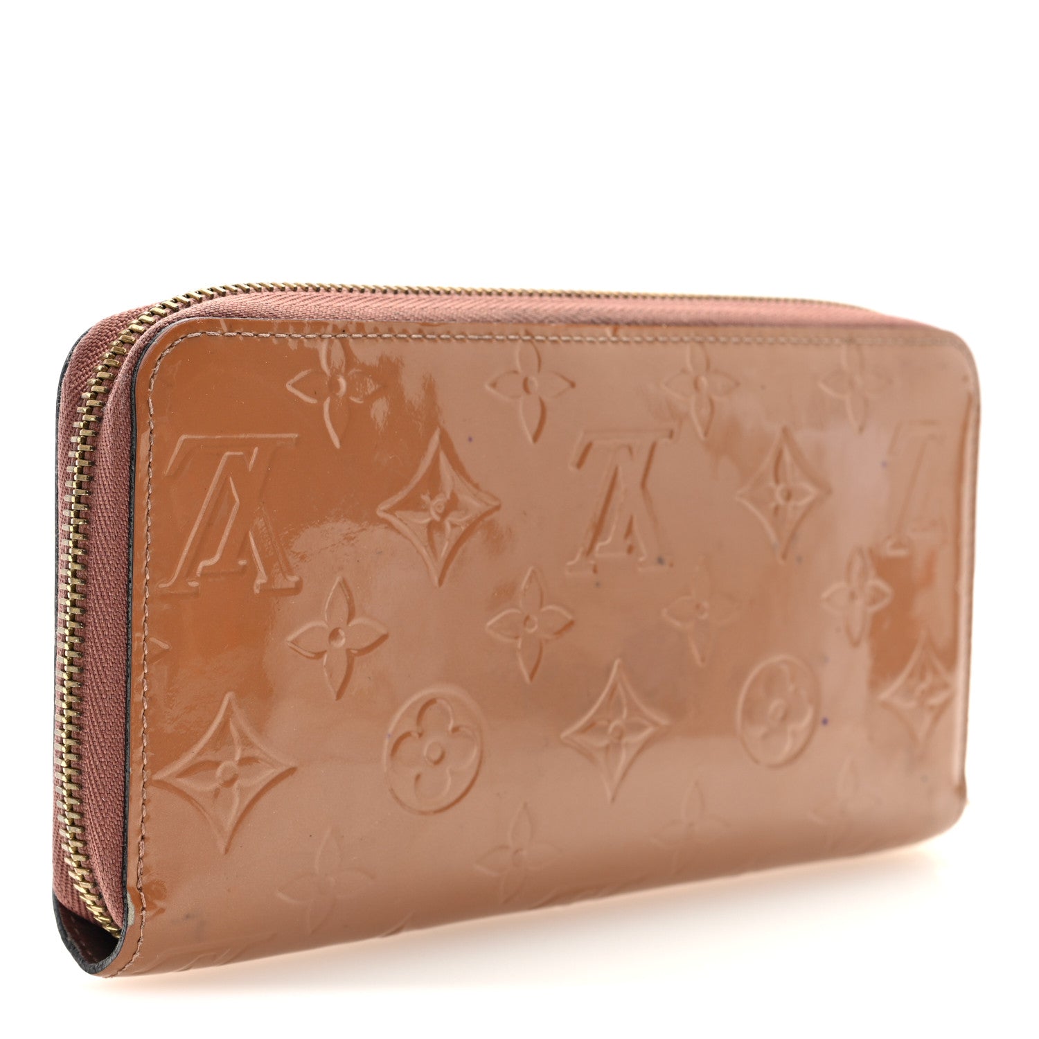 Vernis Zippy Wallet Rose Velours