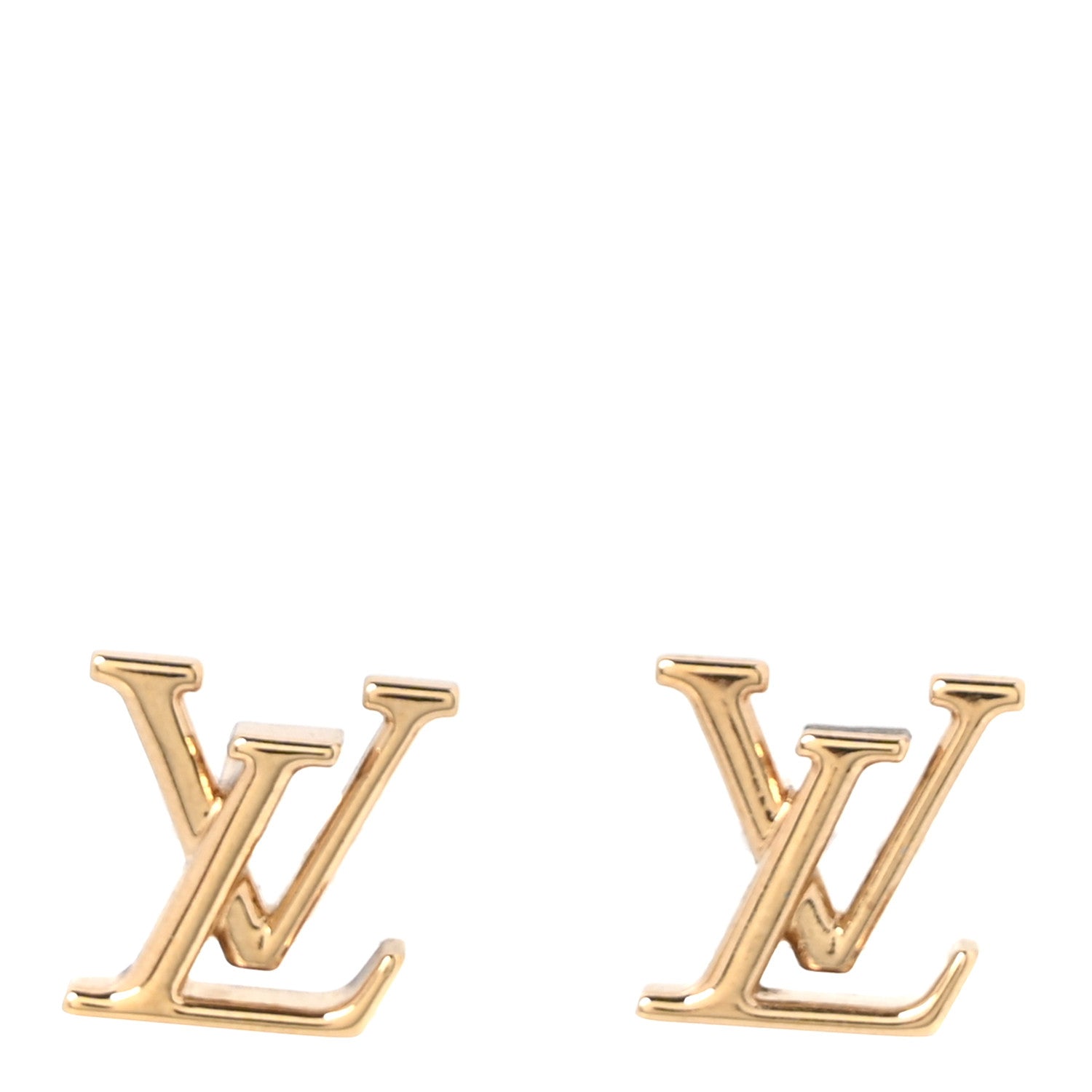 Metal LV Iconic Earrings Gold