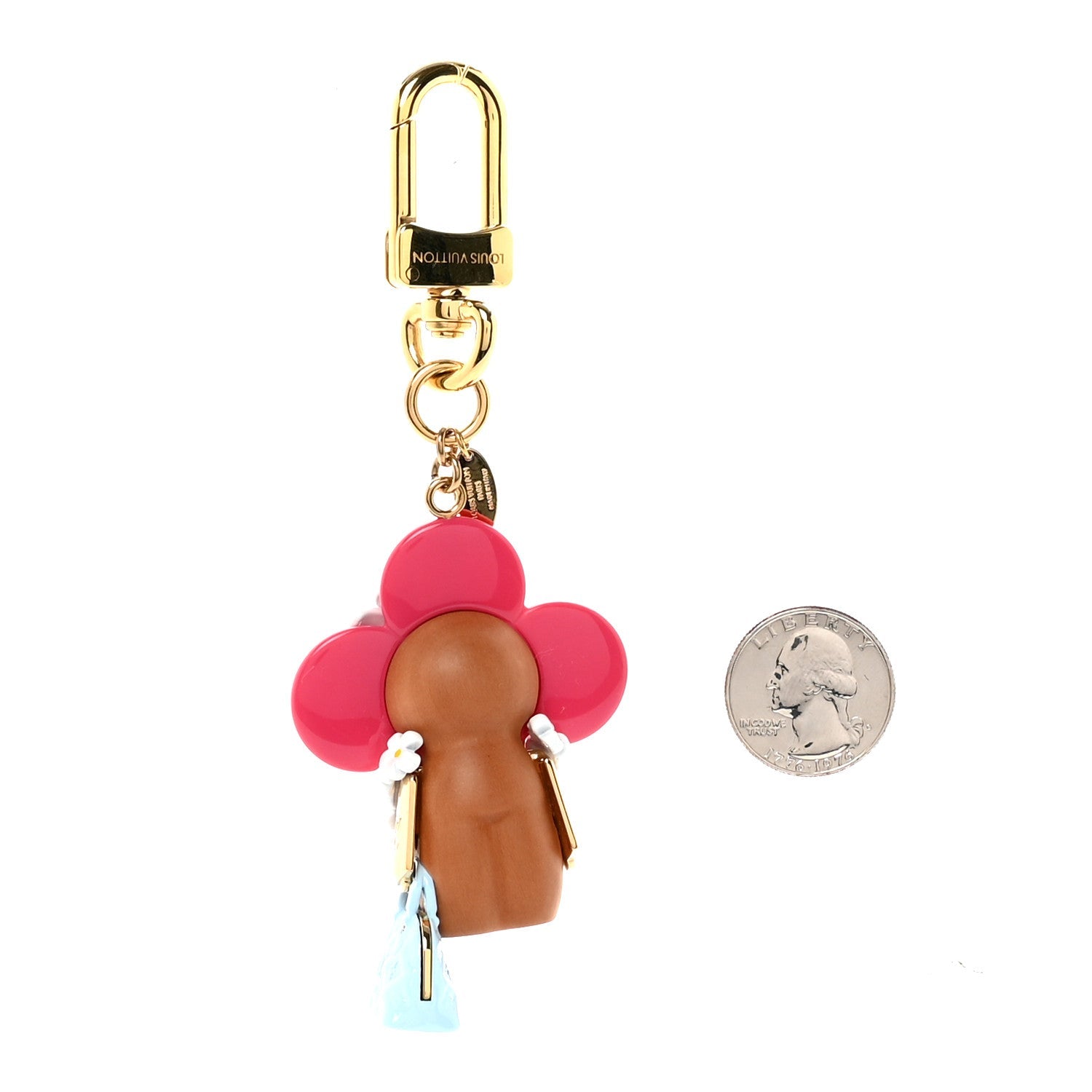Resin Wood Vivienne Hawaii Bubblegram Alma BB Bag Charm Key Holder