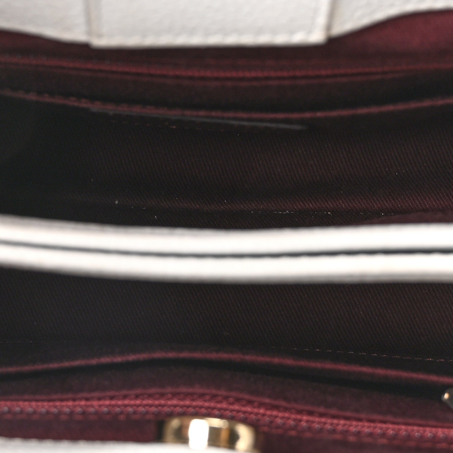 Grained Calfskin Mini Neo Executive Shopper Tote White
