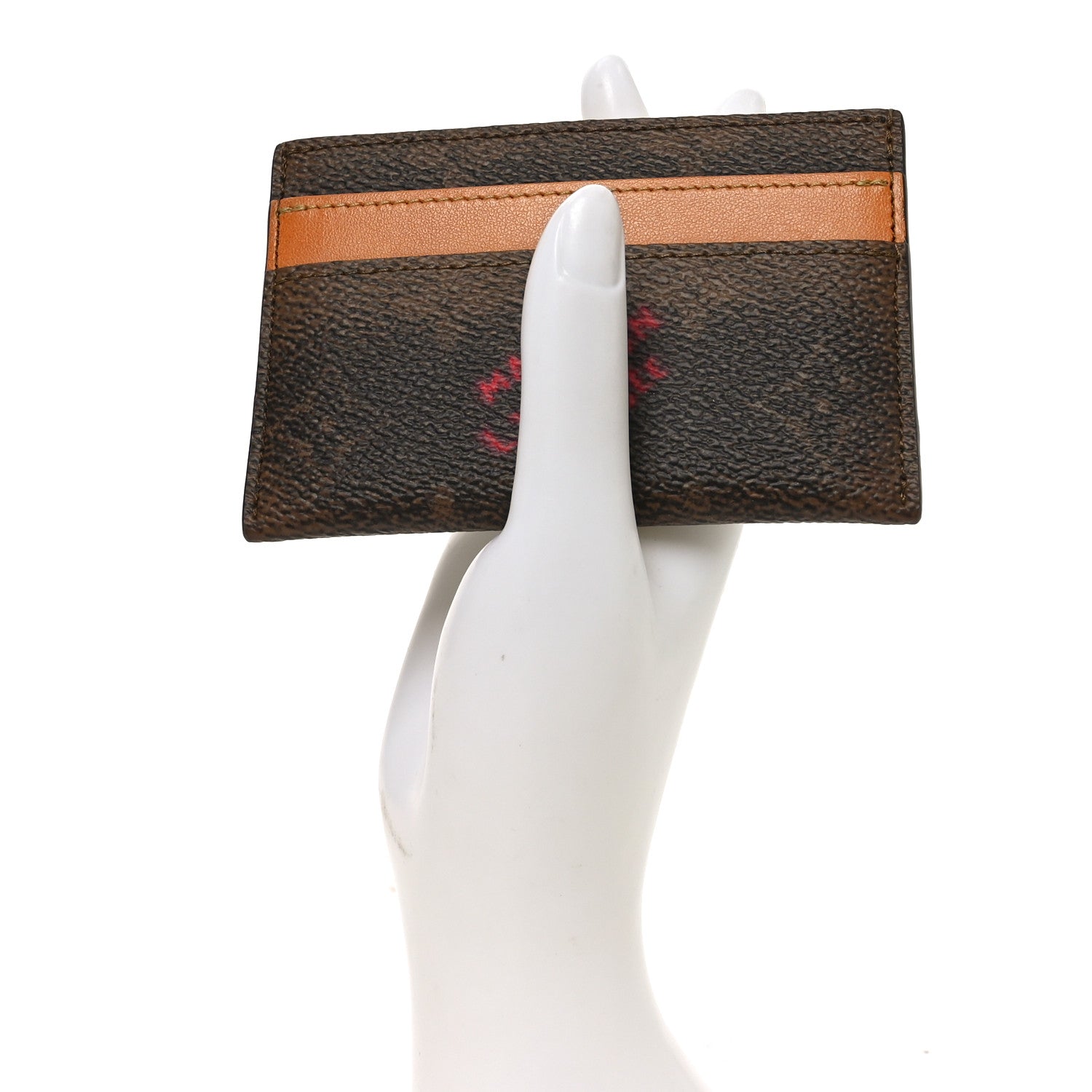 Monogram Dust Double Card Holder