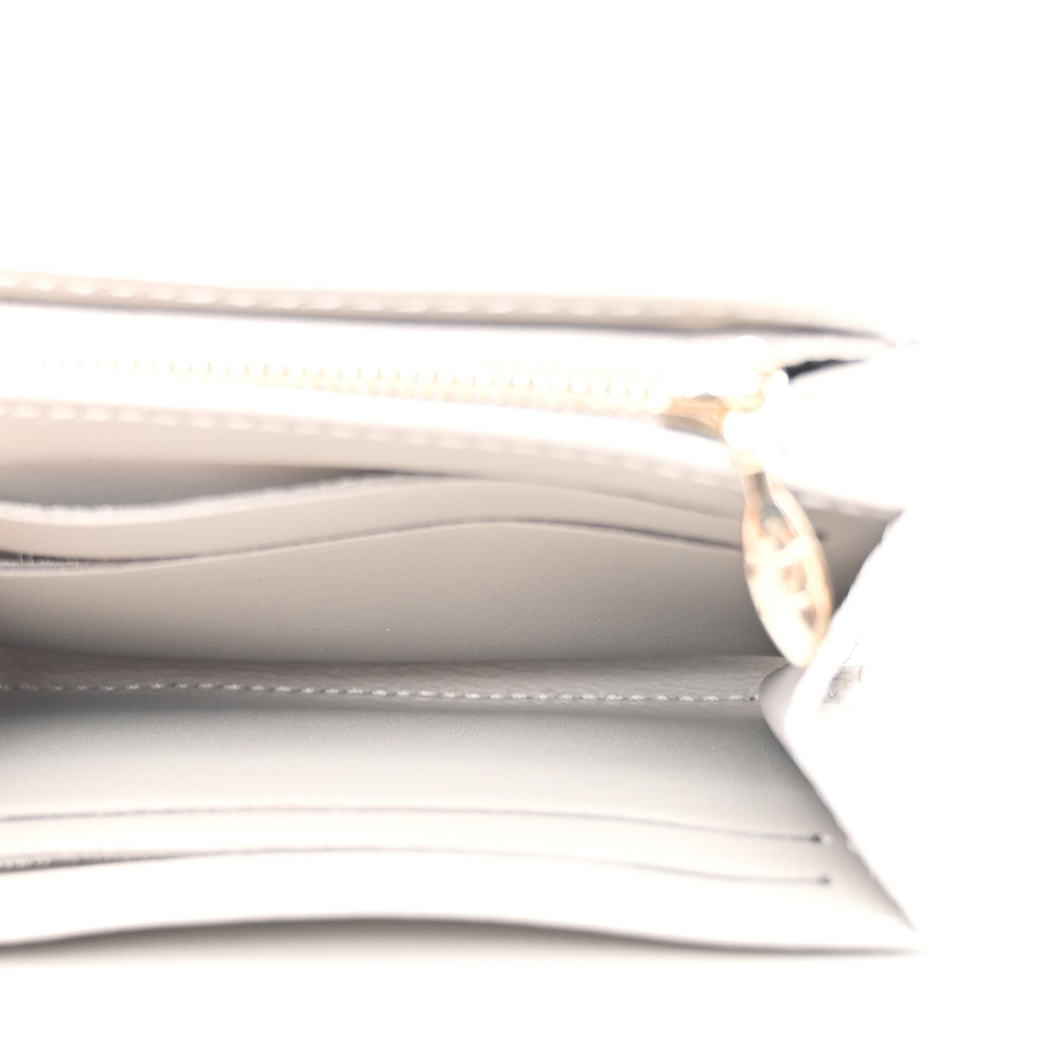 Taurillon Capucines Tiny Wallet Flint Grey