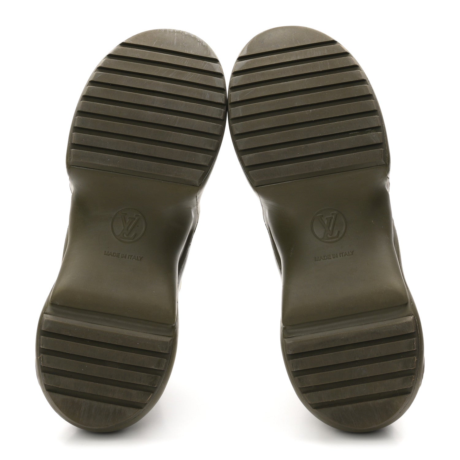 Calfskin Technical Nylon LV Archlight Sneakers 38 Green