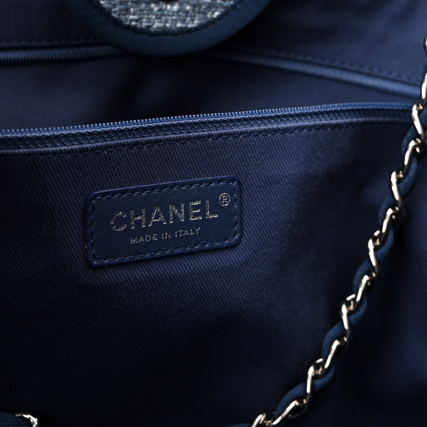 Canvas Extra Large Deauville Tote Blue