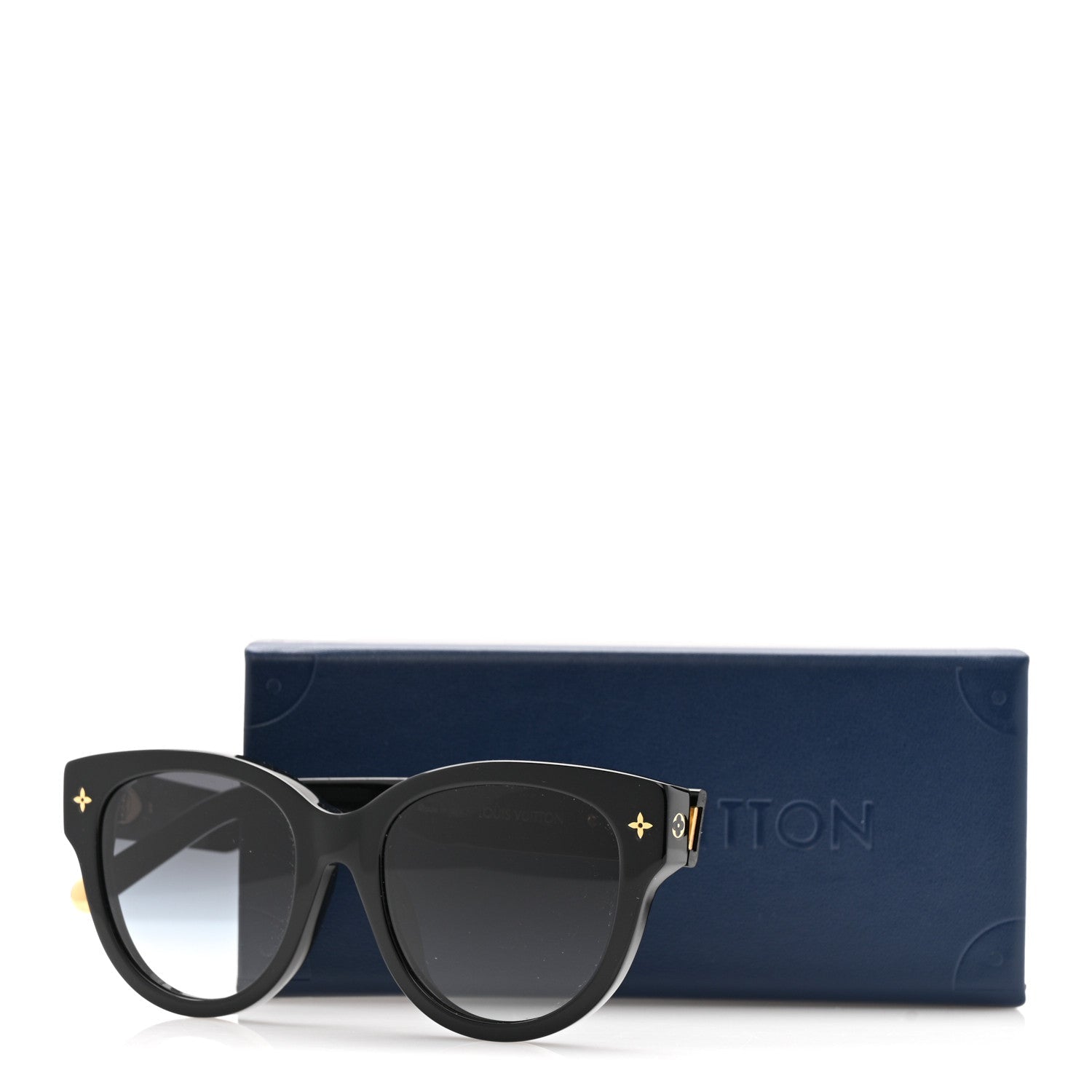 Acetate My Monogram Square Sunglasses Z1526E Black