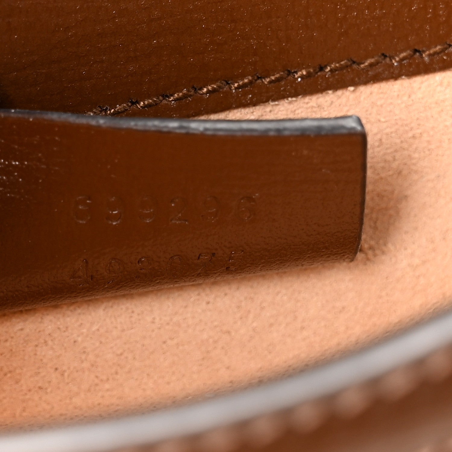 GG Supreme Monogram Mini Horsebit 1955 Shoulder Bag Beige Brown Sugar