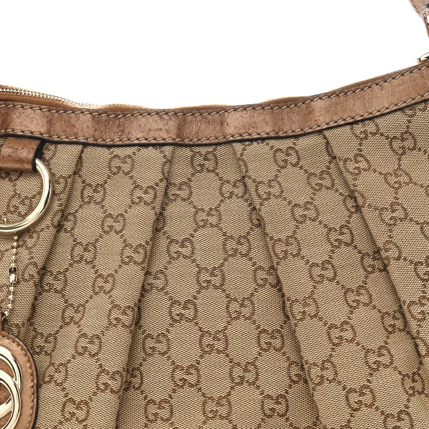 Monogram Medium Sukey Tote Brown