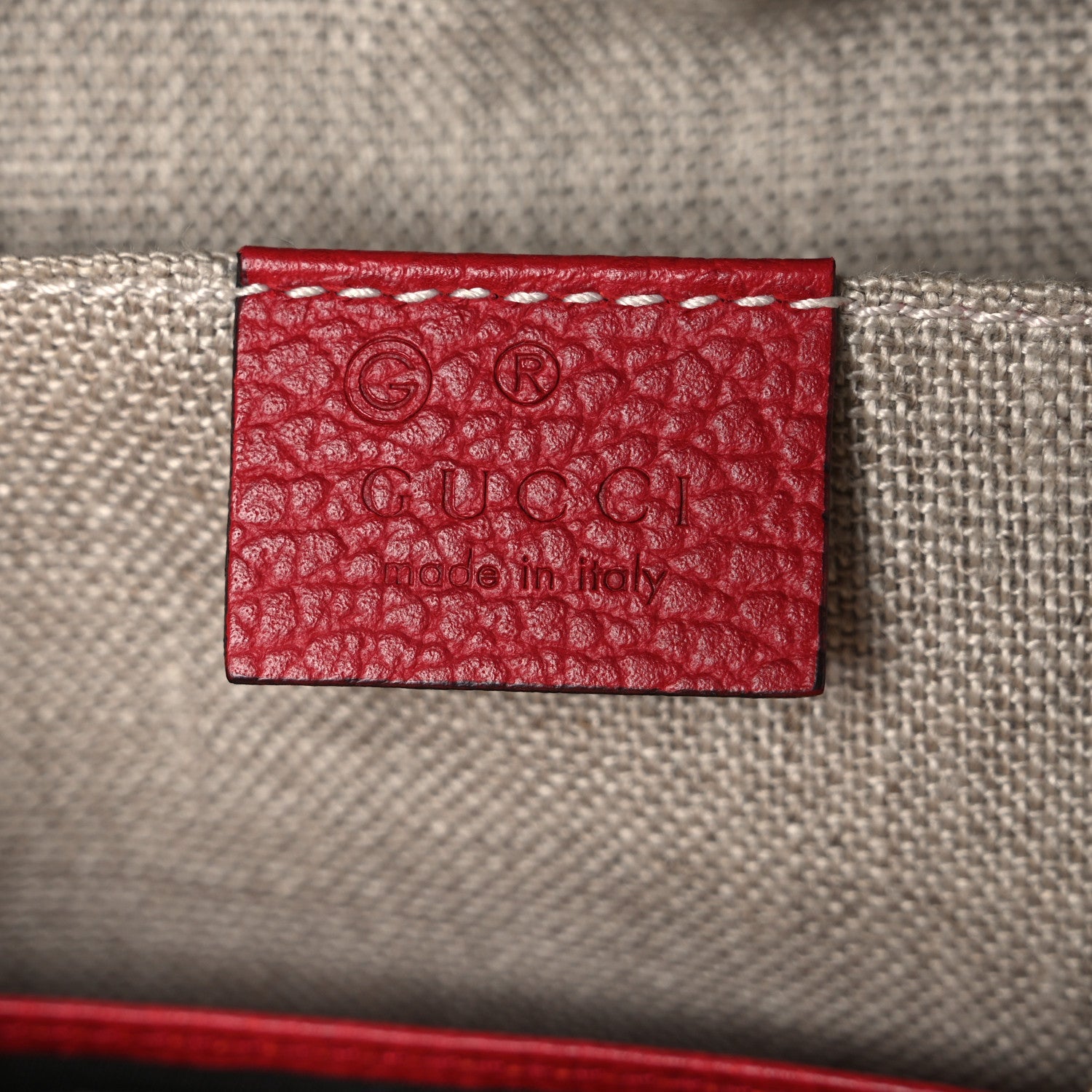 Monogram Mini Bree Messenger Bag Red
