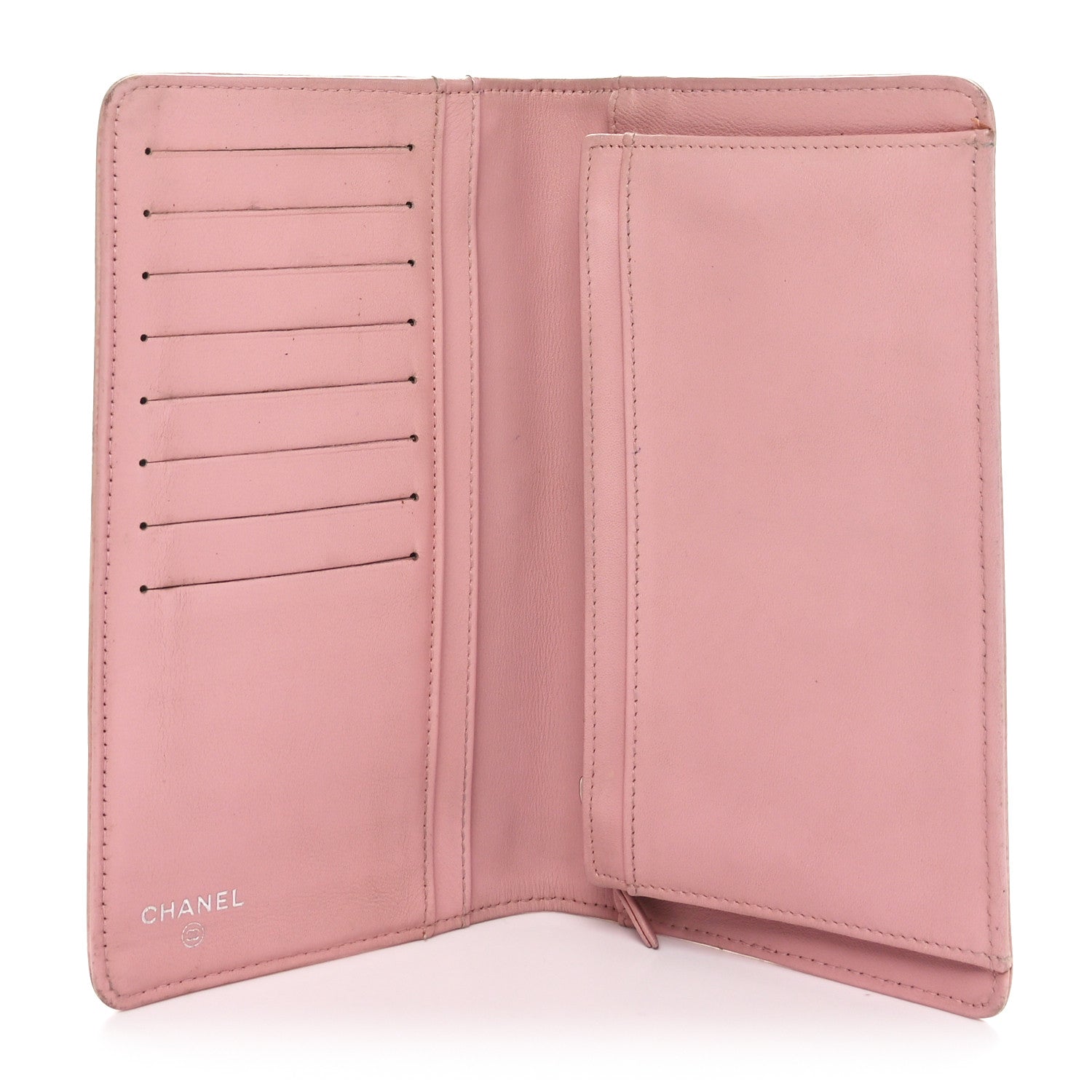 Caviar Timeless CC Yen Wallet Pink