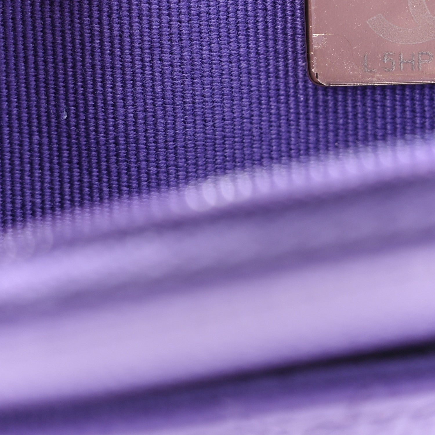 Caviar Quilted Wallet On Chain WOC Purple