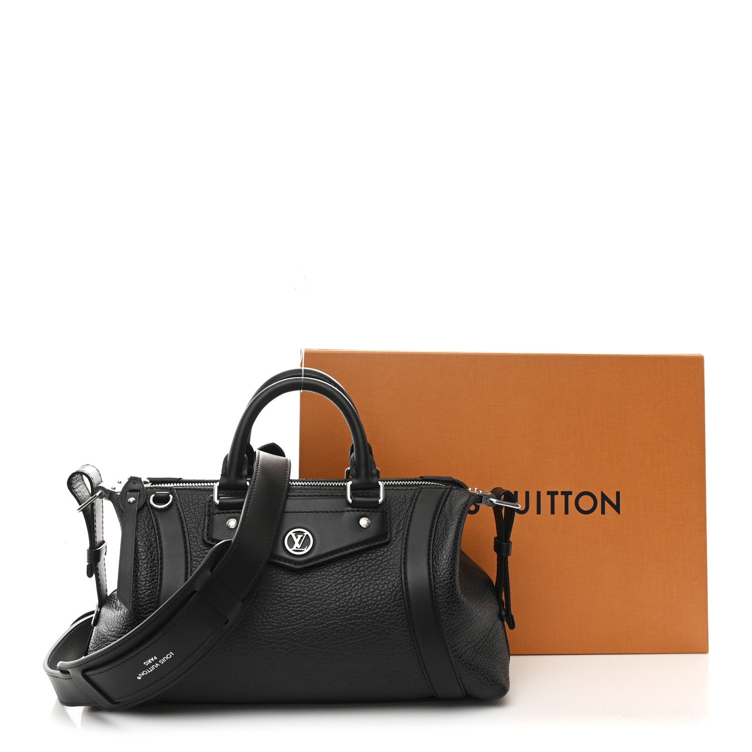 Pixel Lambskin LV Biker PM Black