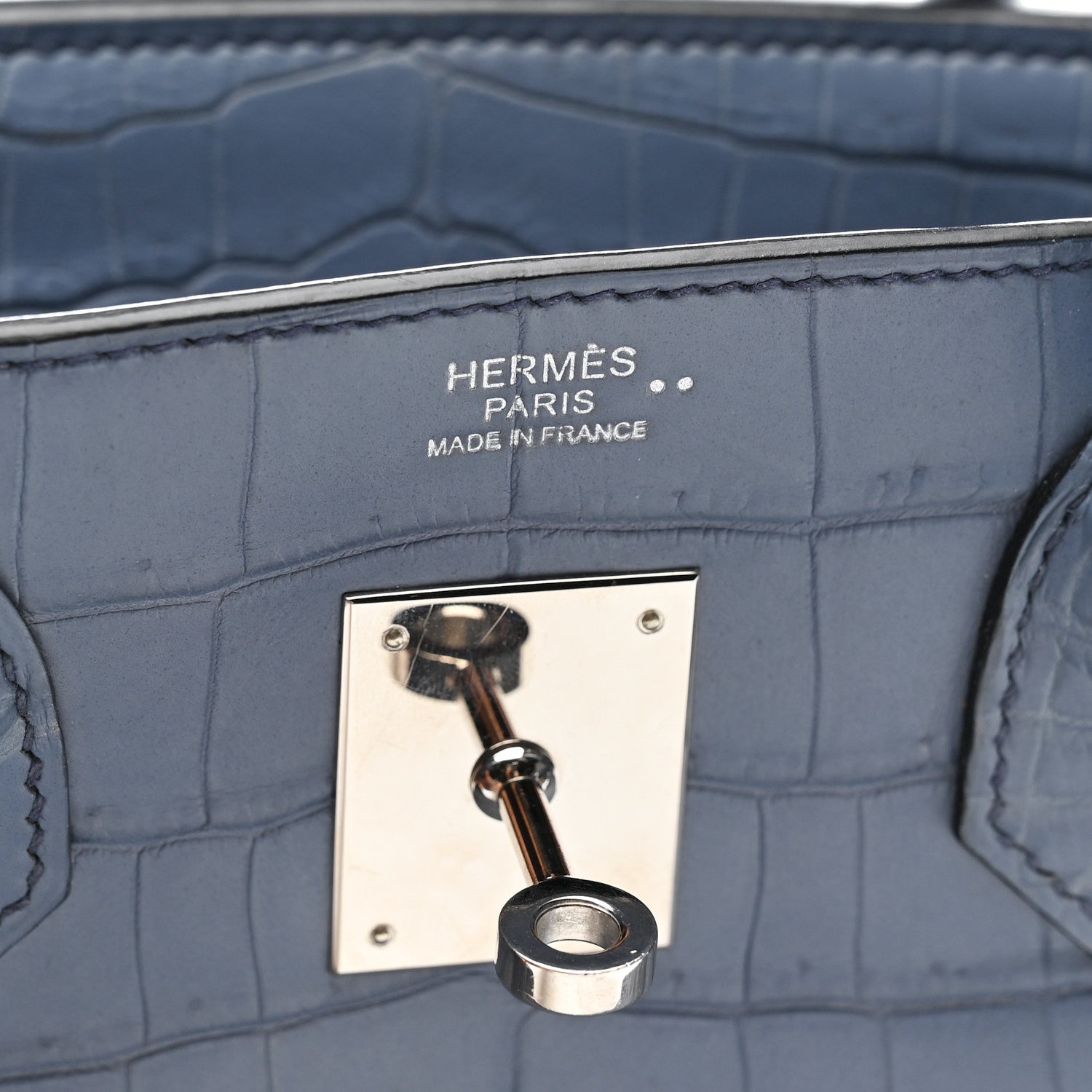 Matte Niloticus Crocodile Birkin 30 Bleu Ciel