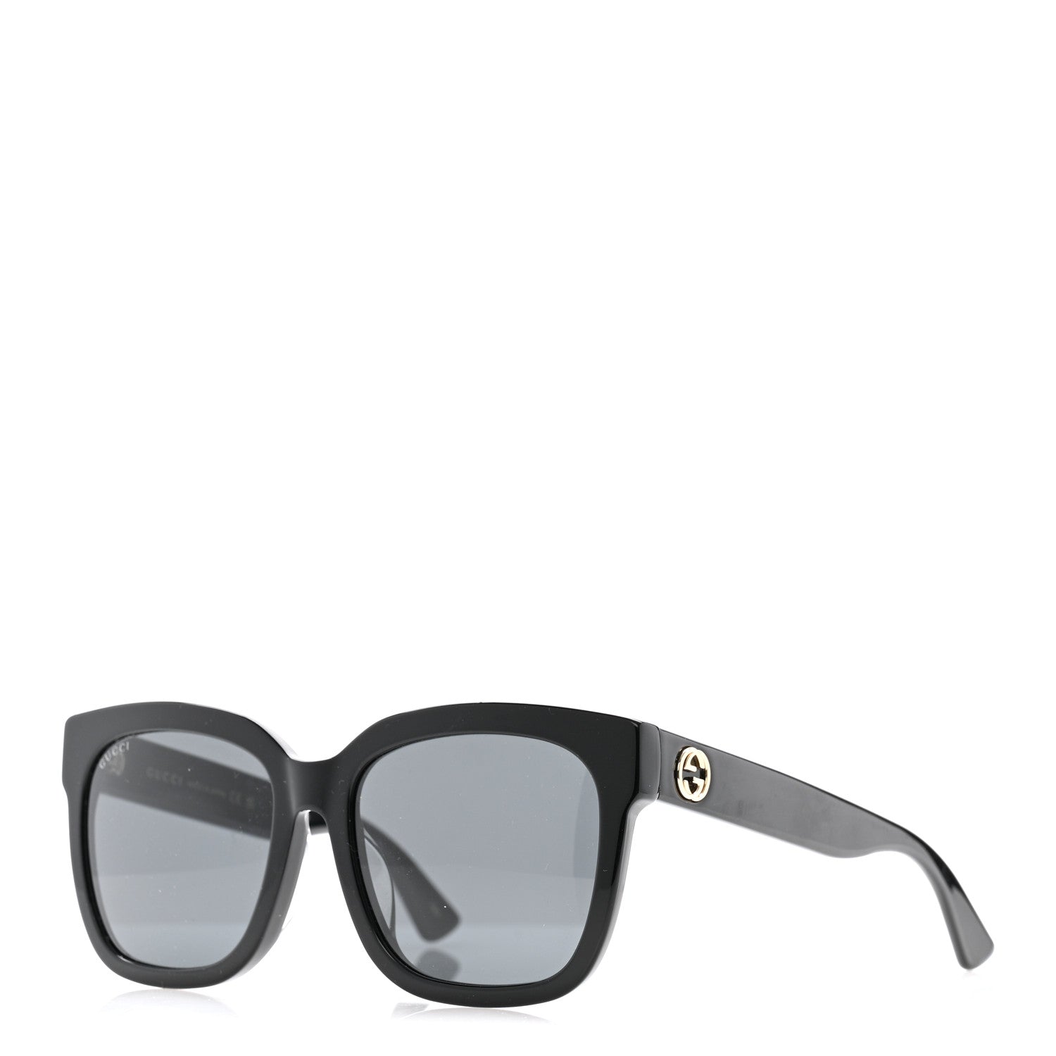 Acetate Square Frame Sunglasses GG0034SAN Black