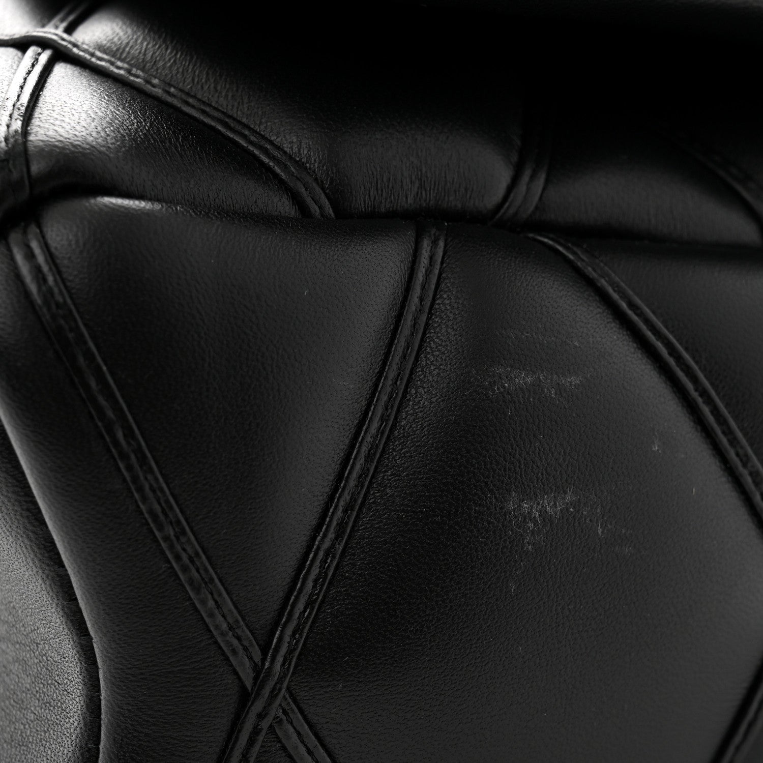 Lambskin Malletage Top Handle GO-14 GM Black