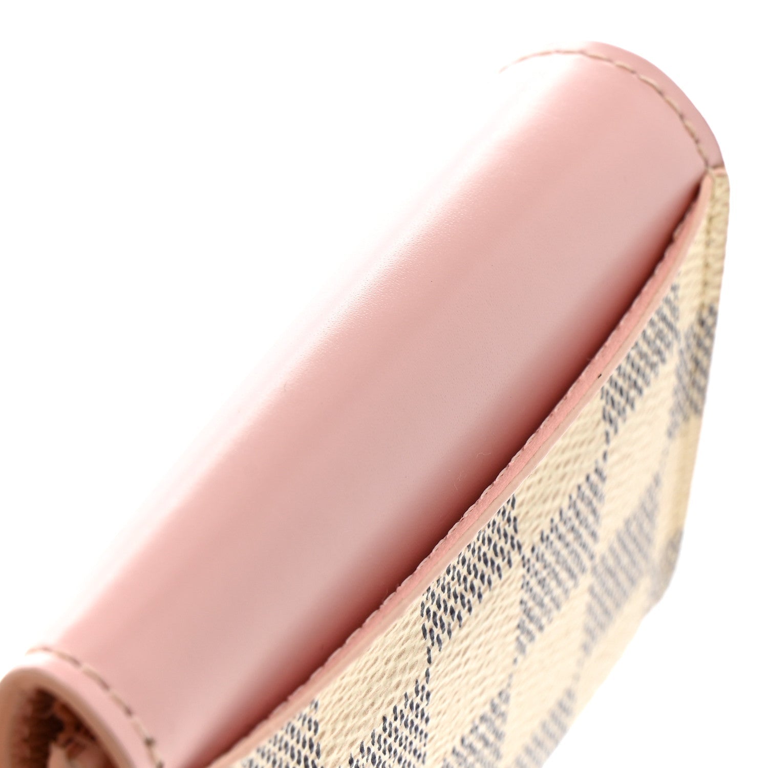 Damier Azur Zoe Wallet Rose Ballerine