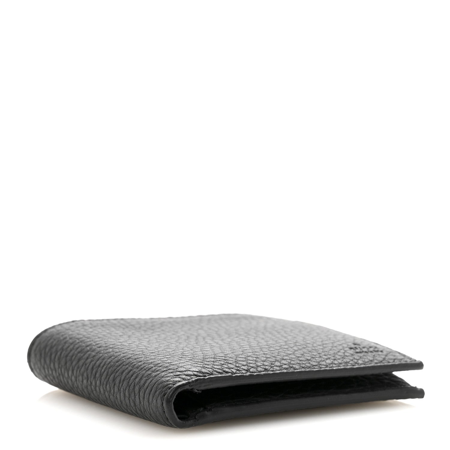 Calfskin Bi-Fold Wallet Black