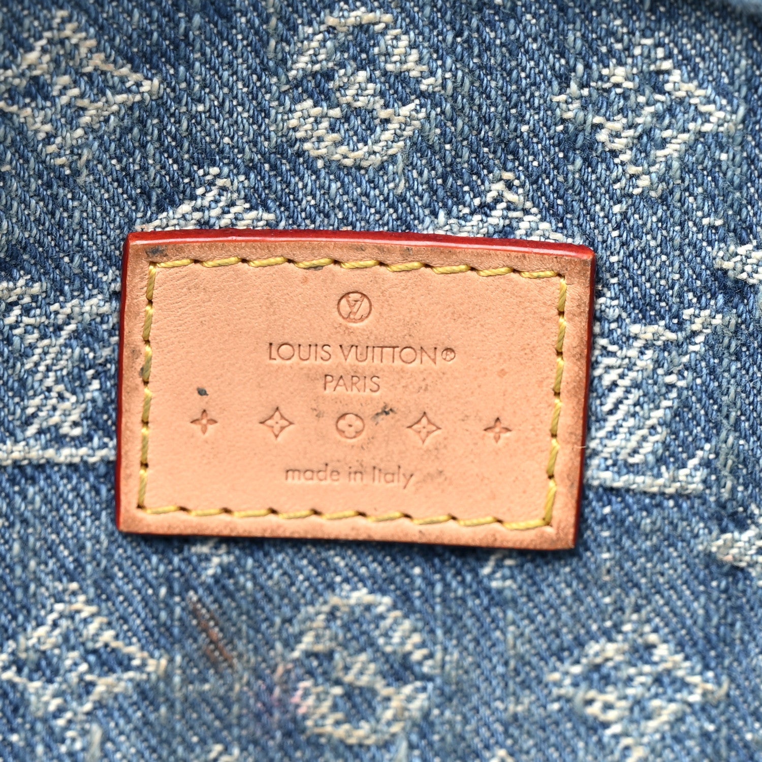Monogram Denim High Rise Bumbag Blue