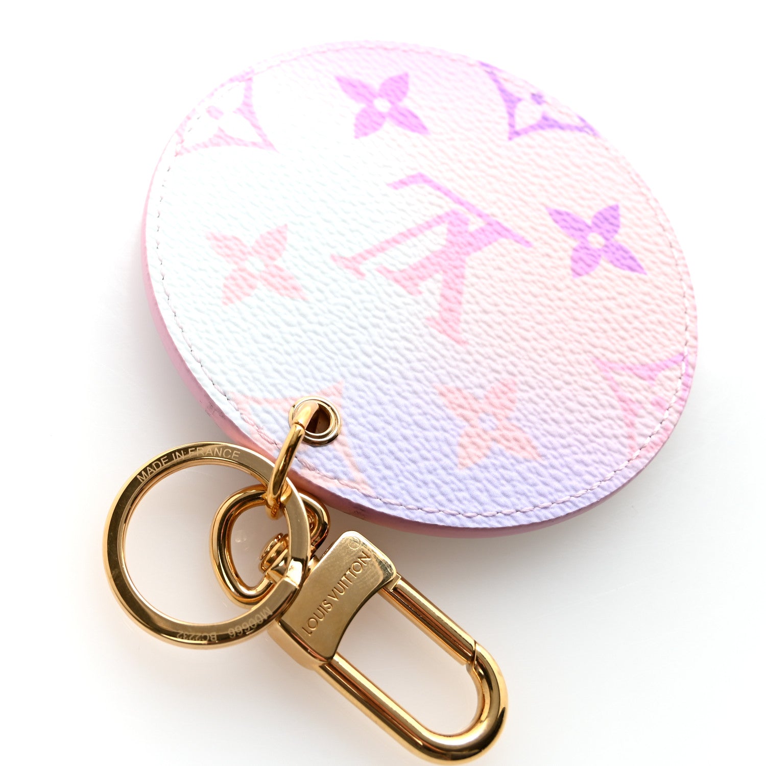 Monogram Giant Spring In The City Bag Charm Key Holder Sunrise Pastel