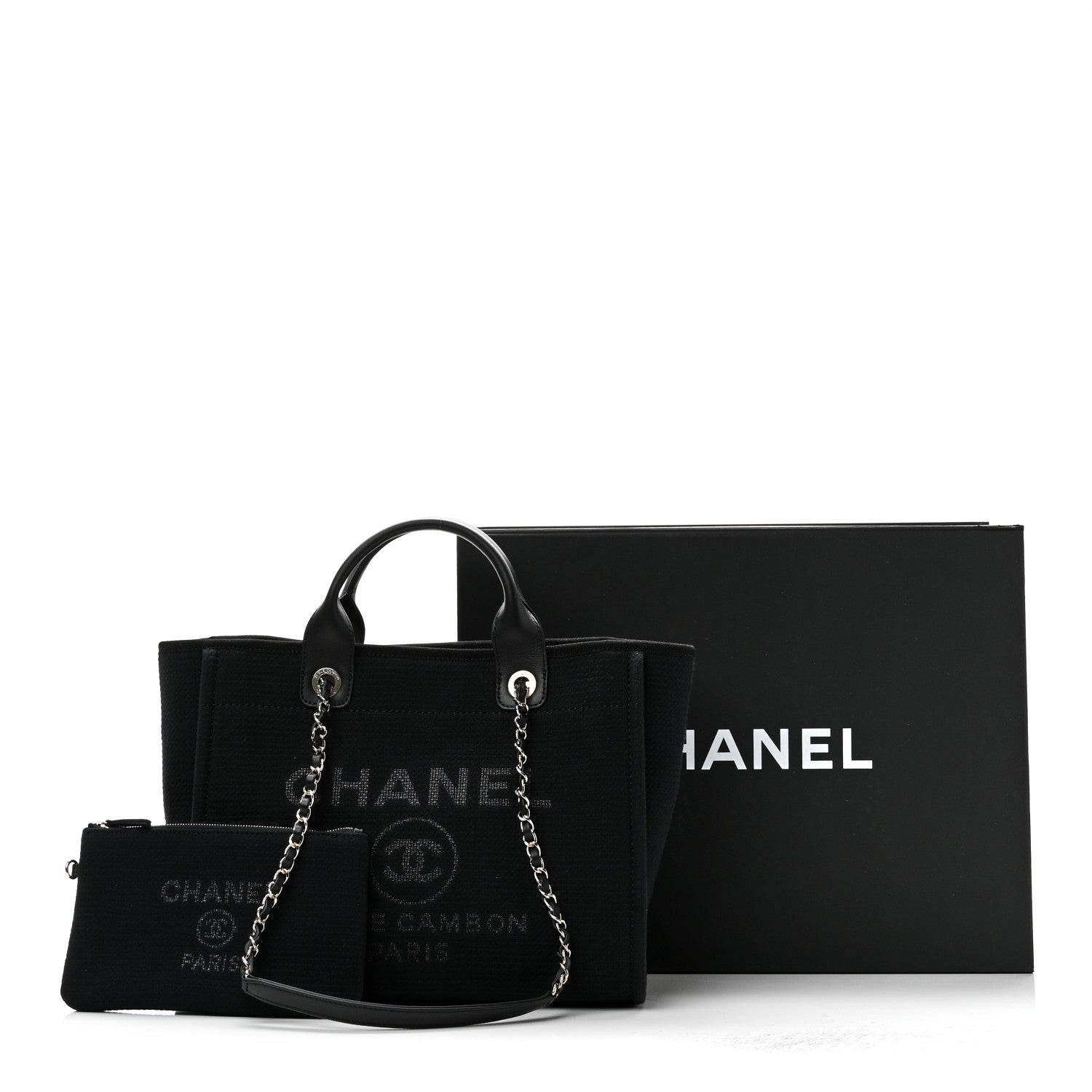 Mixed Fibers Small Deauville Tote Black
