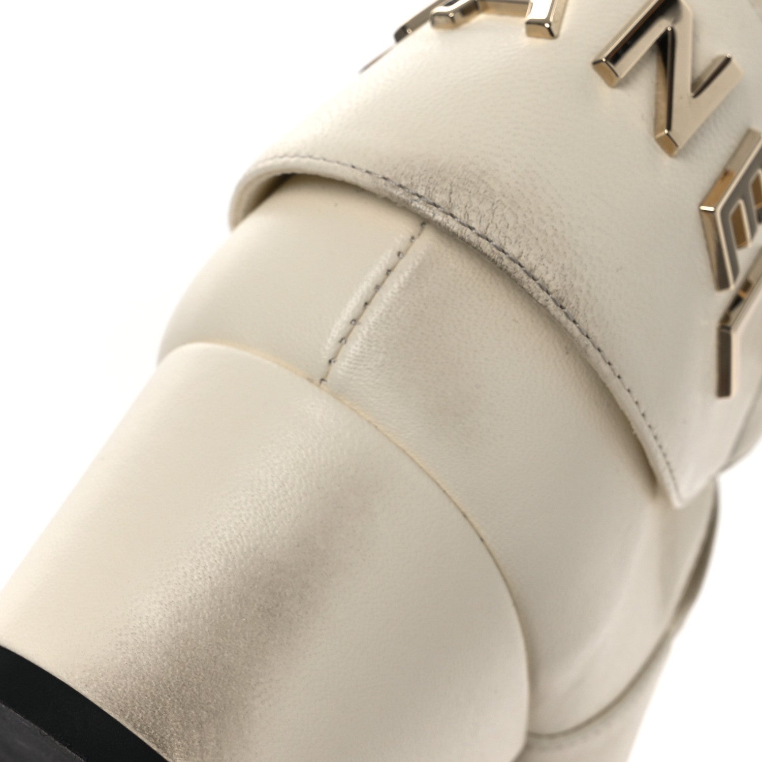 Lambskin Velvet Cap Toe Short Ankle Boots 37 White