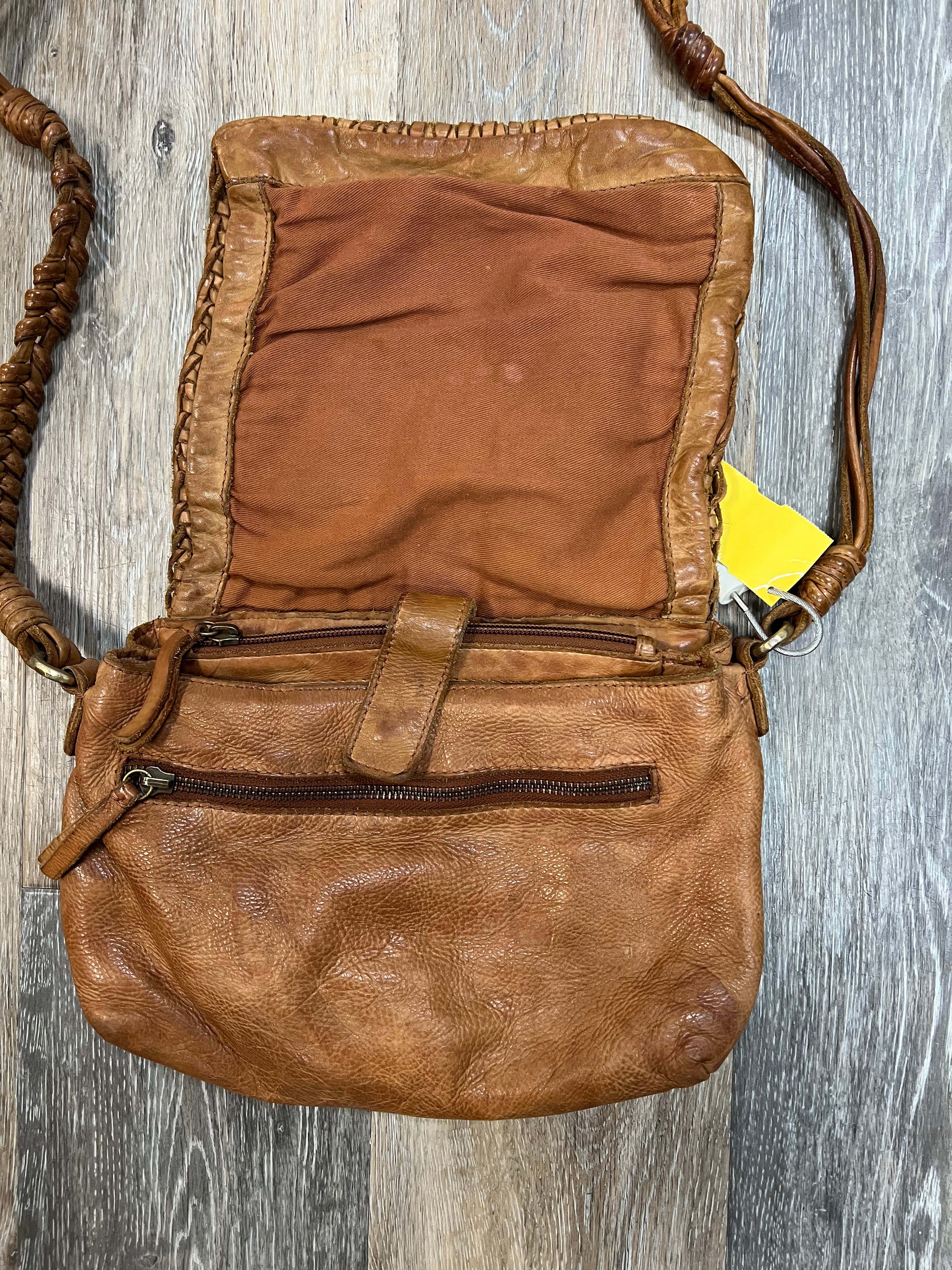 Crossbody Leather By Cmc, Size: Small