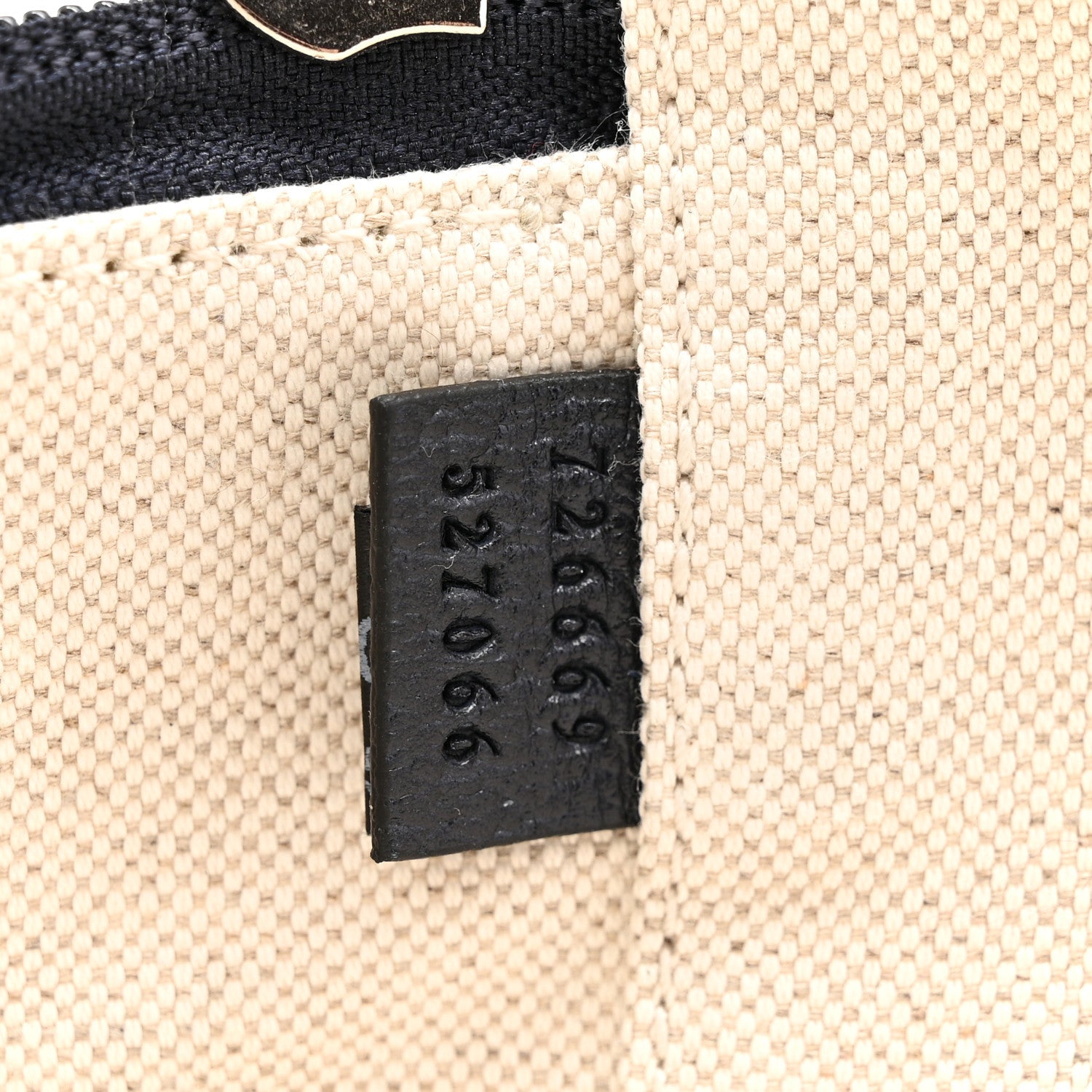 GG Supreme Monogram Medium Packing Cube Beige Blue