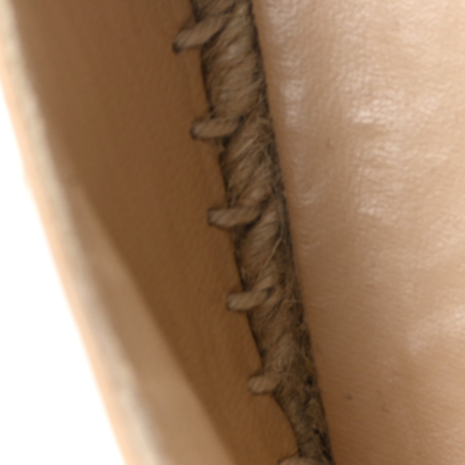 Lambskin CC Espadrilles 36 Beige Black